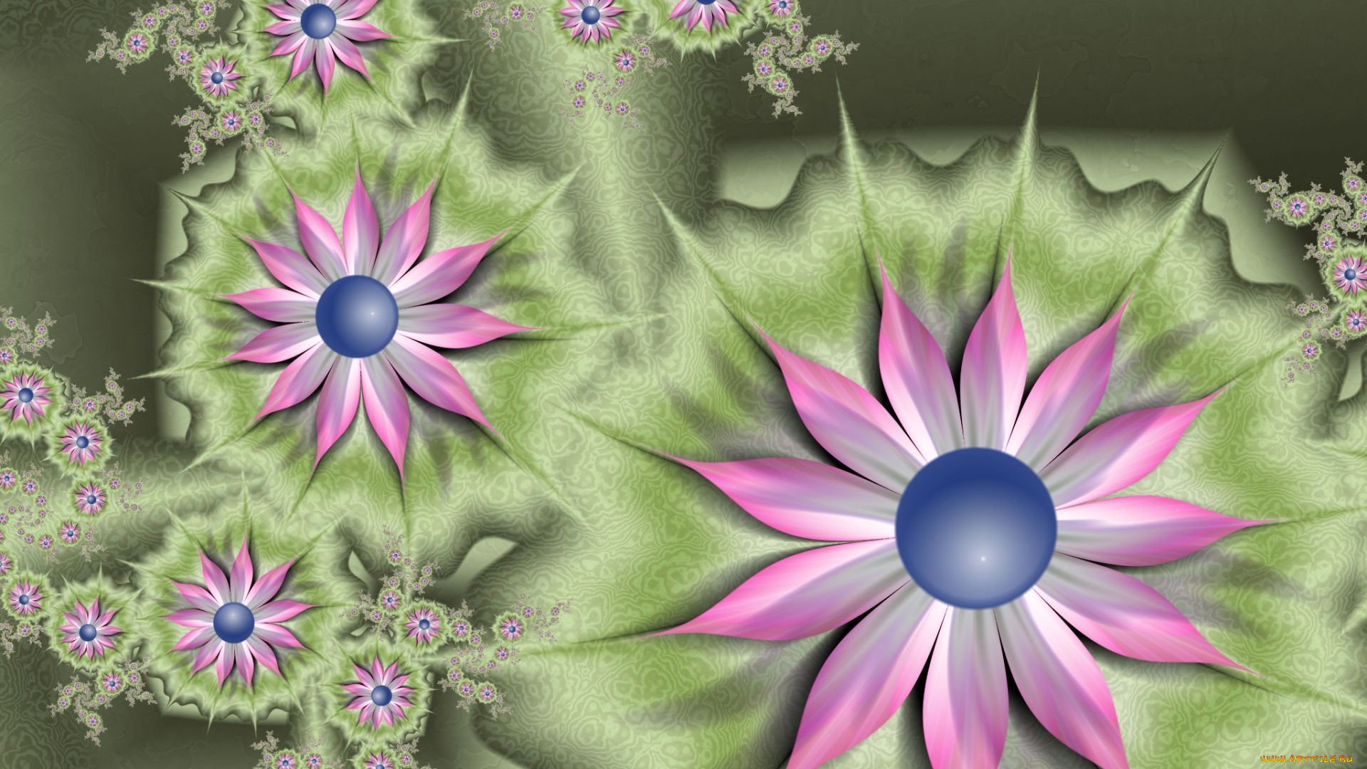 3д, графика, цветы, , flowers, лепестки, цвета, фон, узор