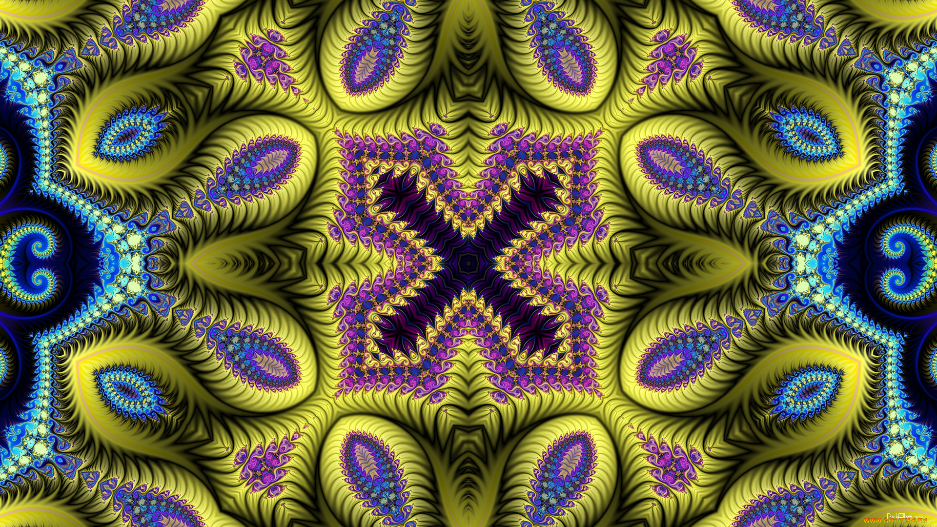 3д, графика, фантазия, , fantasy, узор, фон, цвета