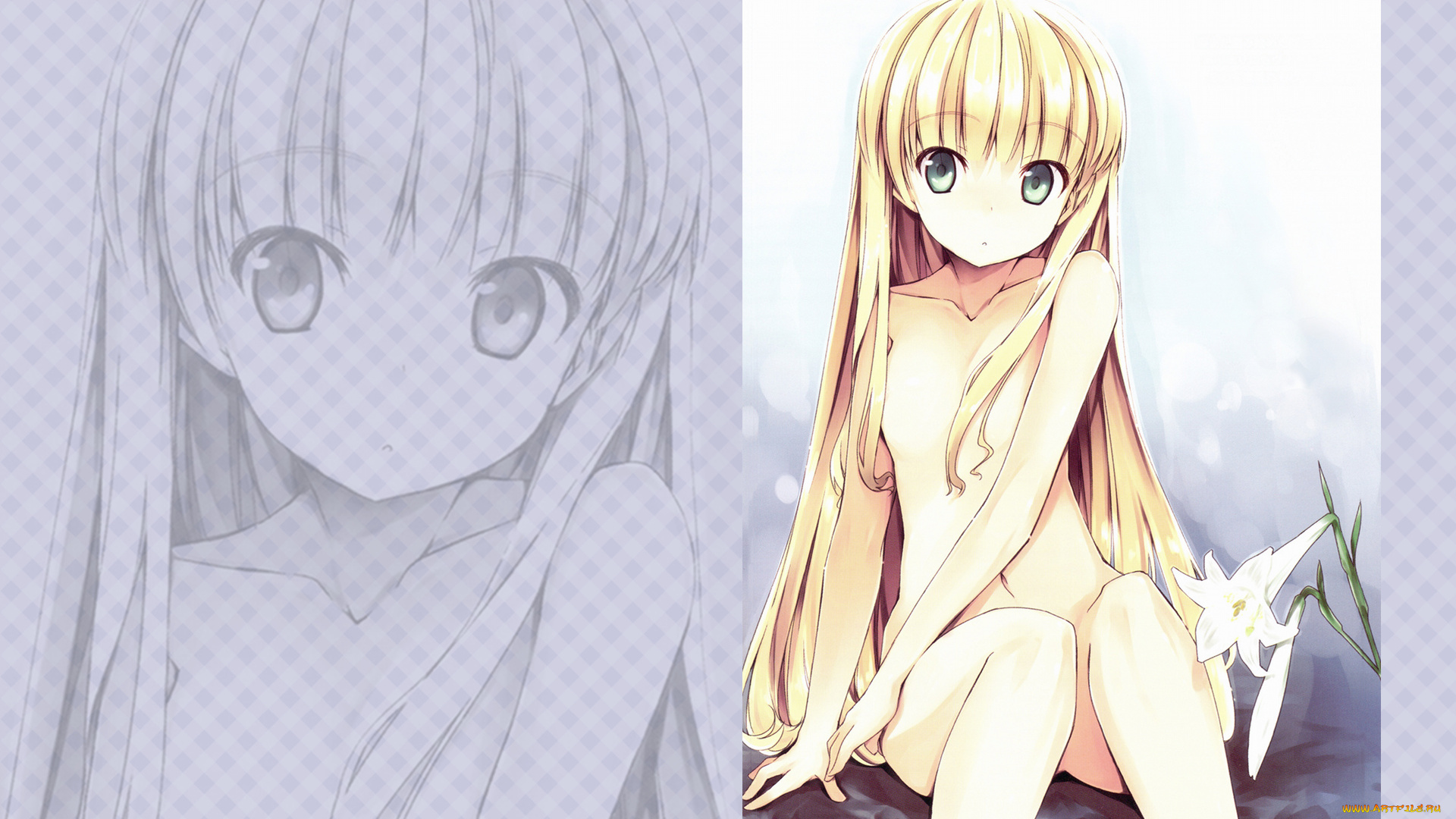 аниме, gosick, цветы, девушка, victorica, de, blois, mizoguchi, keiji