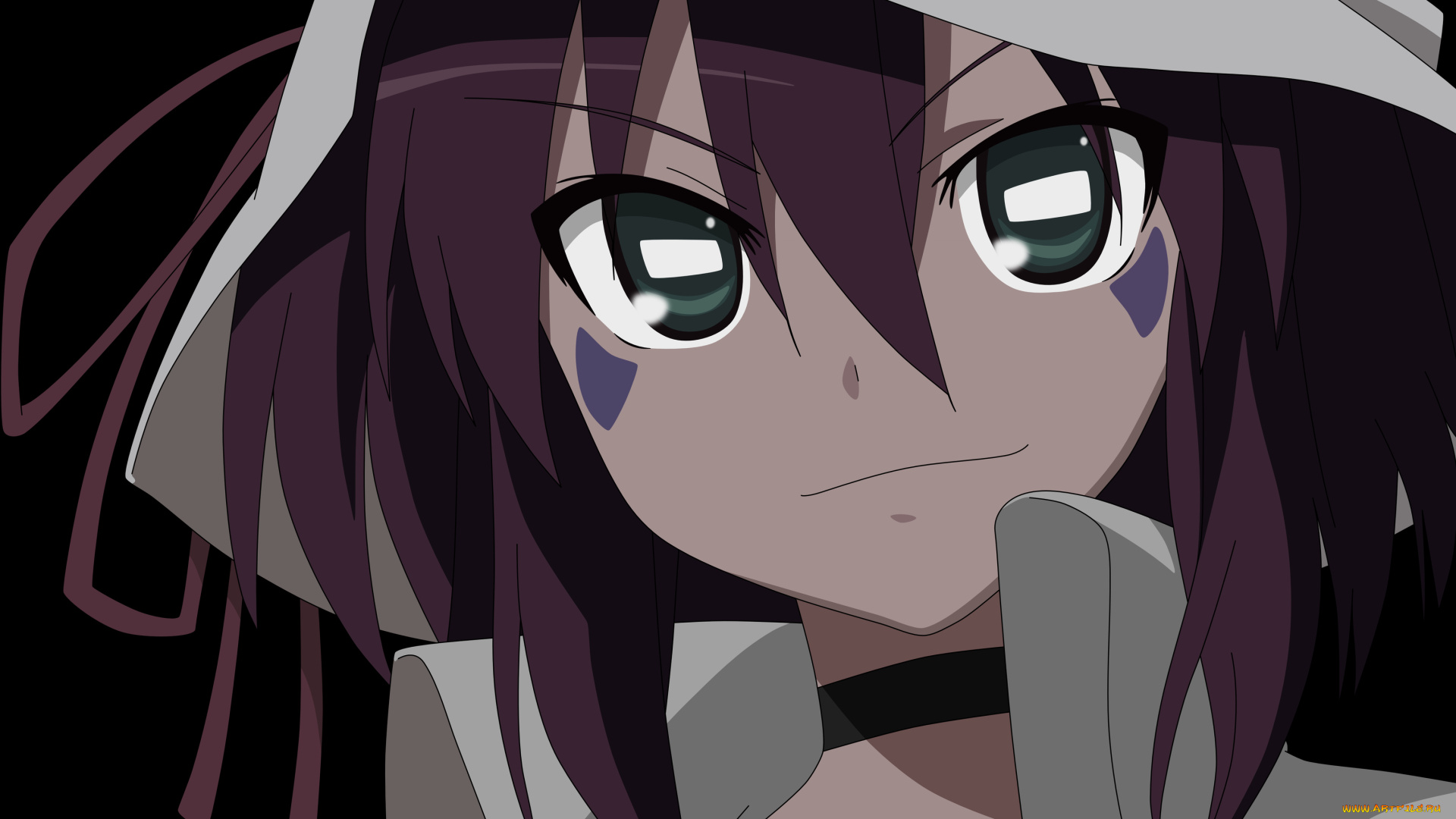 аниме, yumekui, merry, ленты, merry, nightmare, татуировка, шляпа, девушка