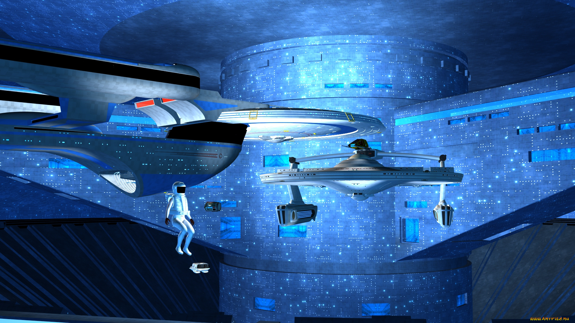 космос, арт, космический, корабль, вселенная, полет