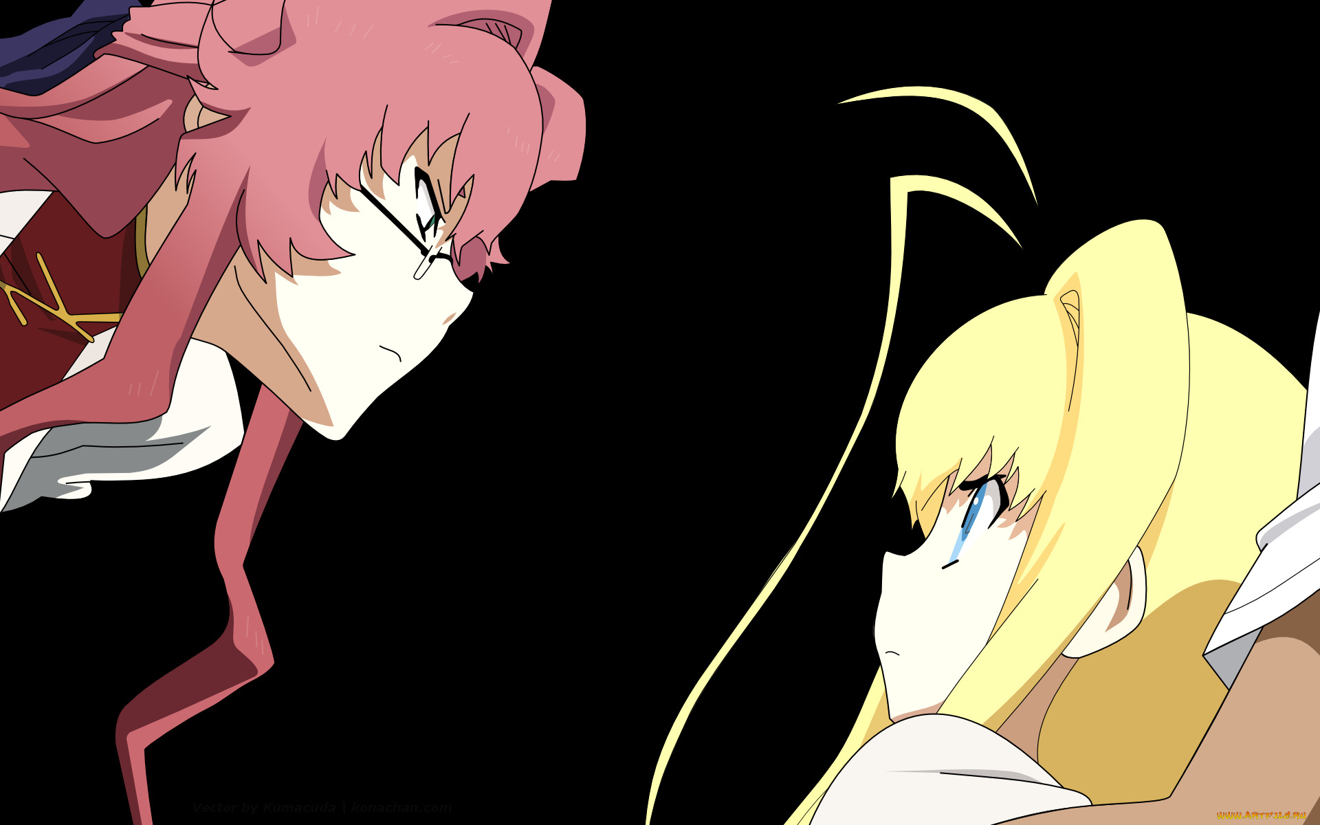 аниме, dragon, crisis, бант, очки, bianca, alexandra, lou, девушка, rose