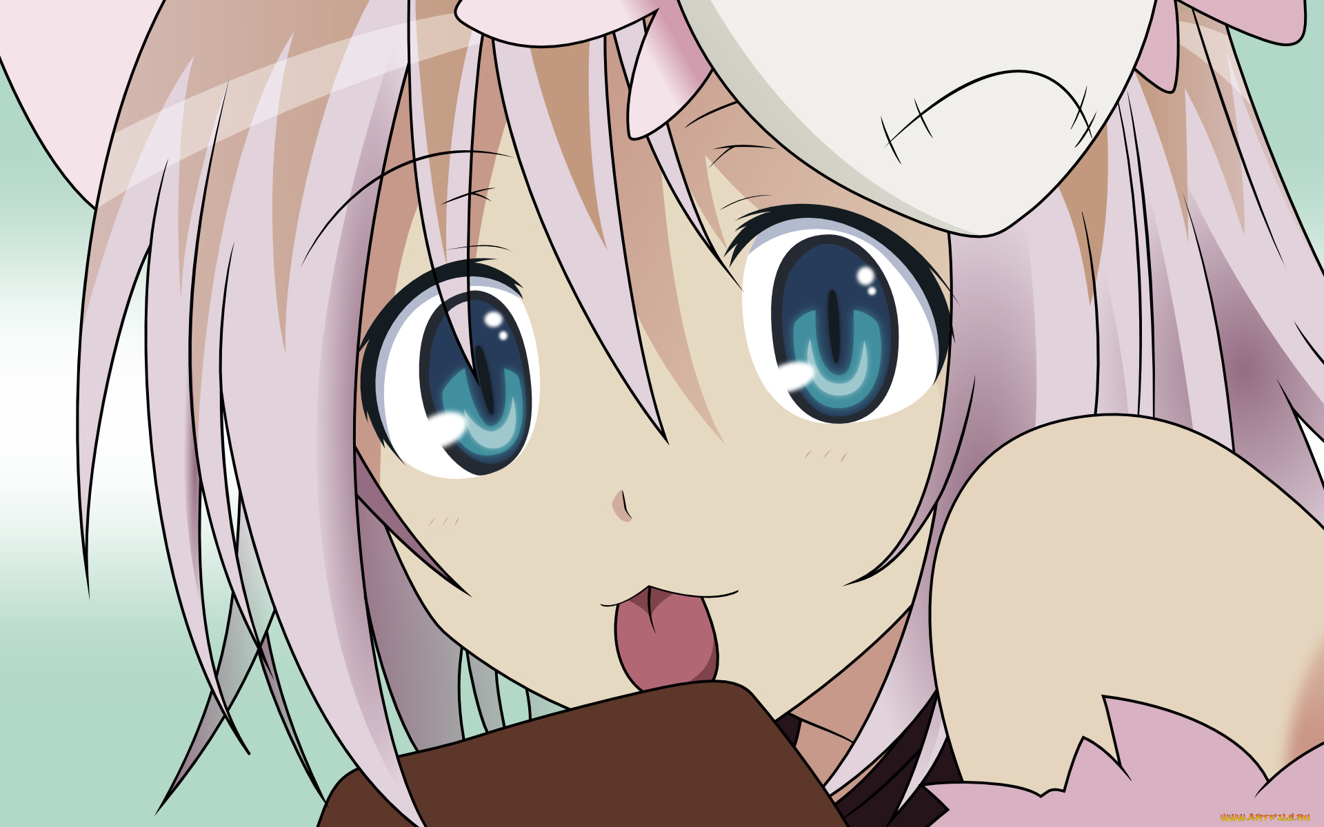 аниме, yumekui, merry, язык, ошейник, маска, девушка, spica