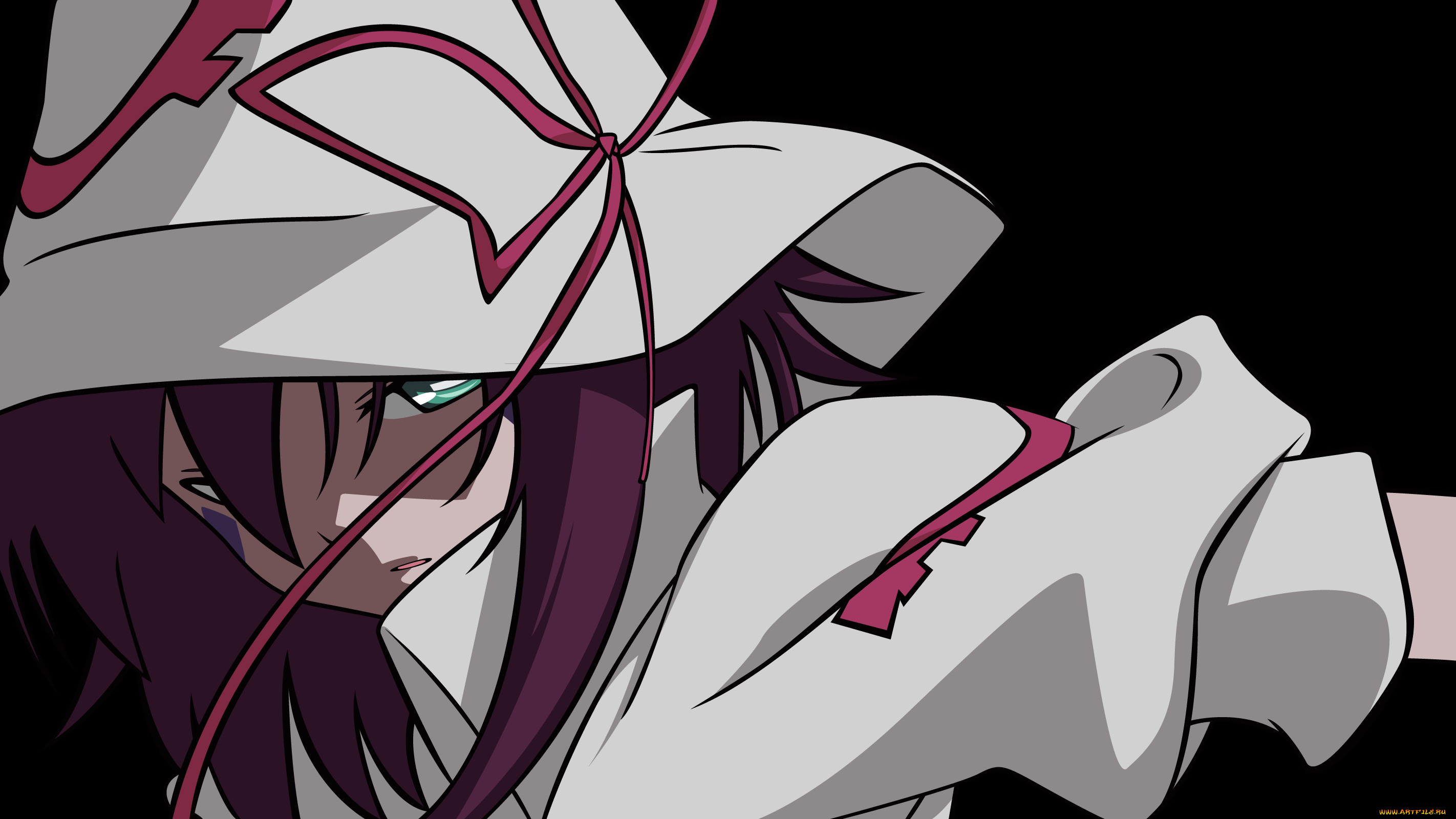 аниме, yumekui, merry, татуировка, шляпа, девушка, merry, nightmare, ленты