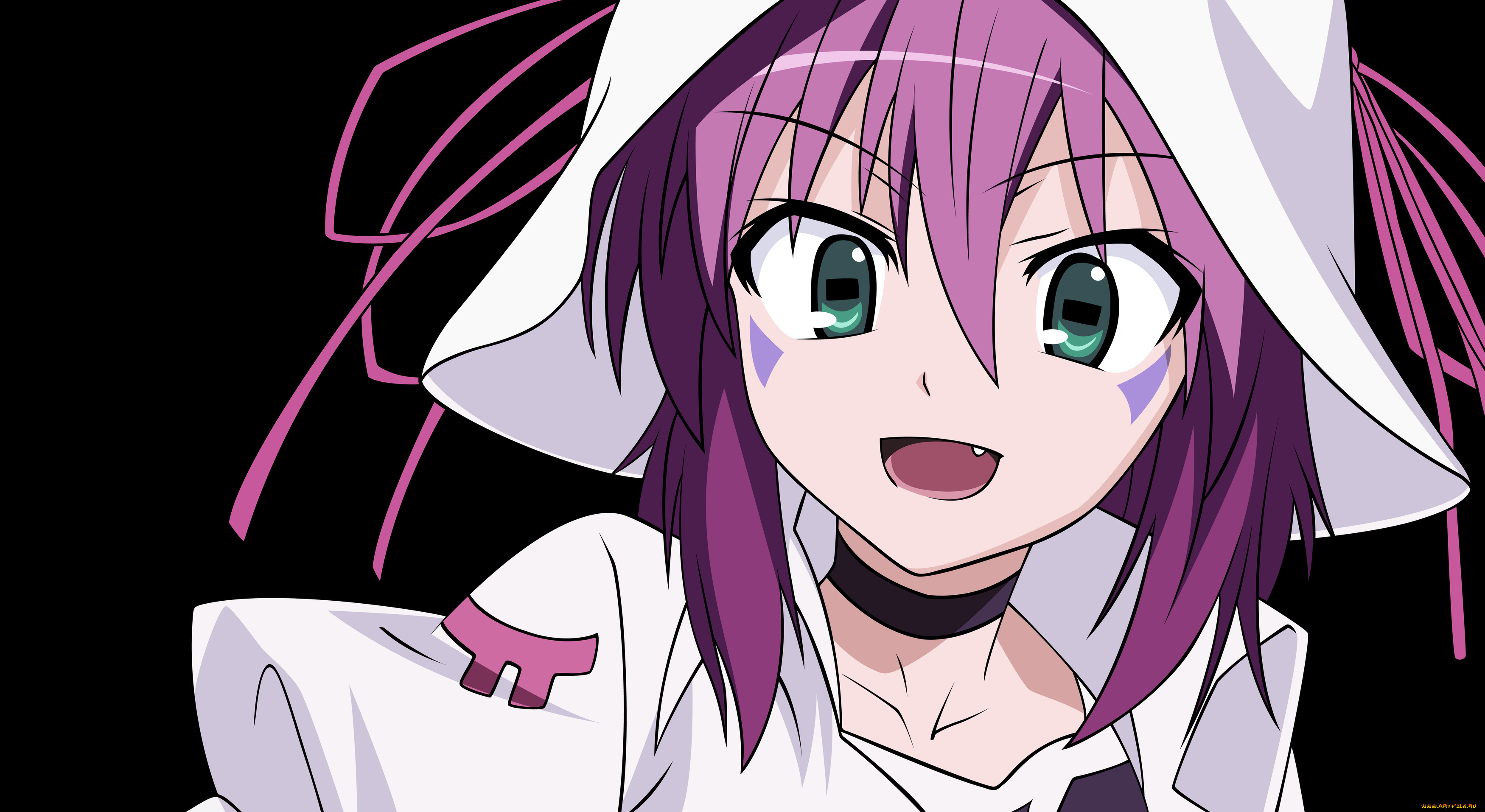 аниме, yumekui, merry, татуировка, шляпа, девушка, ленты, merry, nightmare