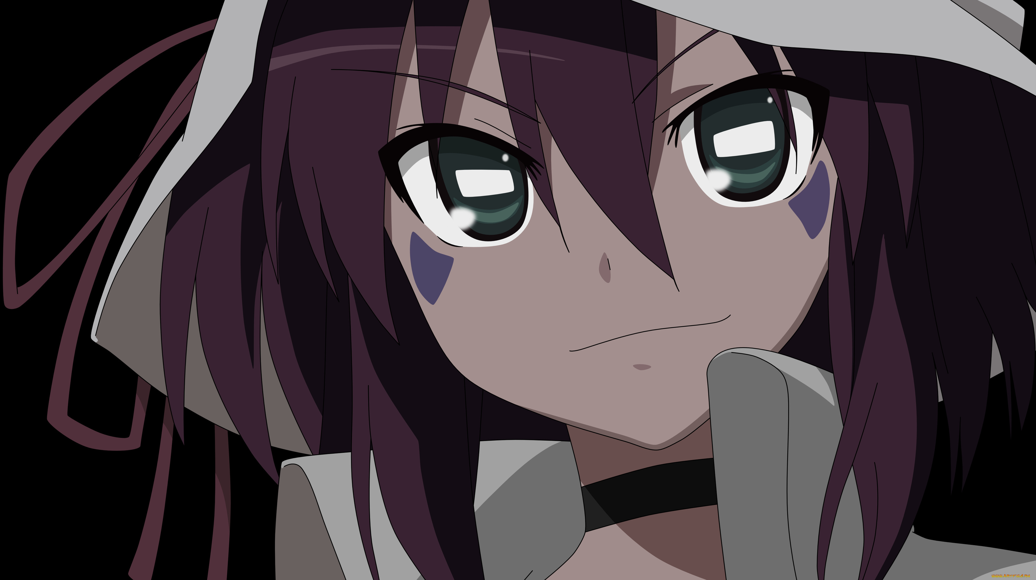 аниме, yumekui, merry, ленты, merry, nightmare, татуировка, шляпа, девушка