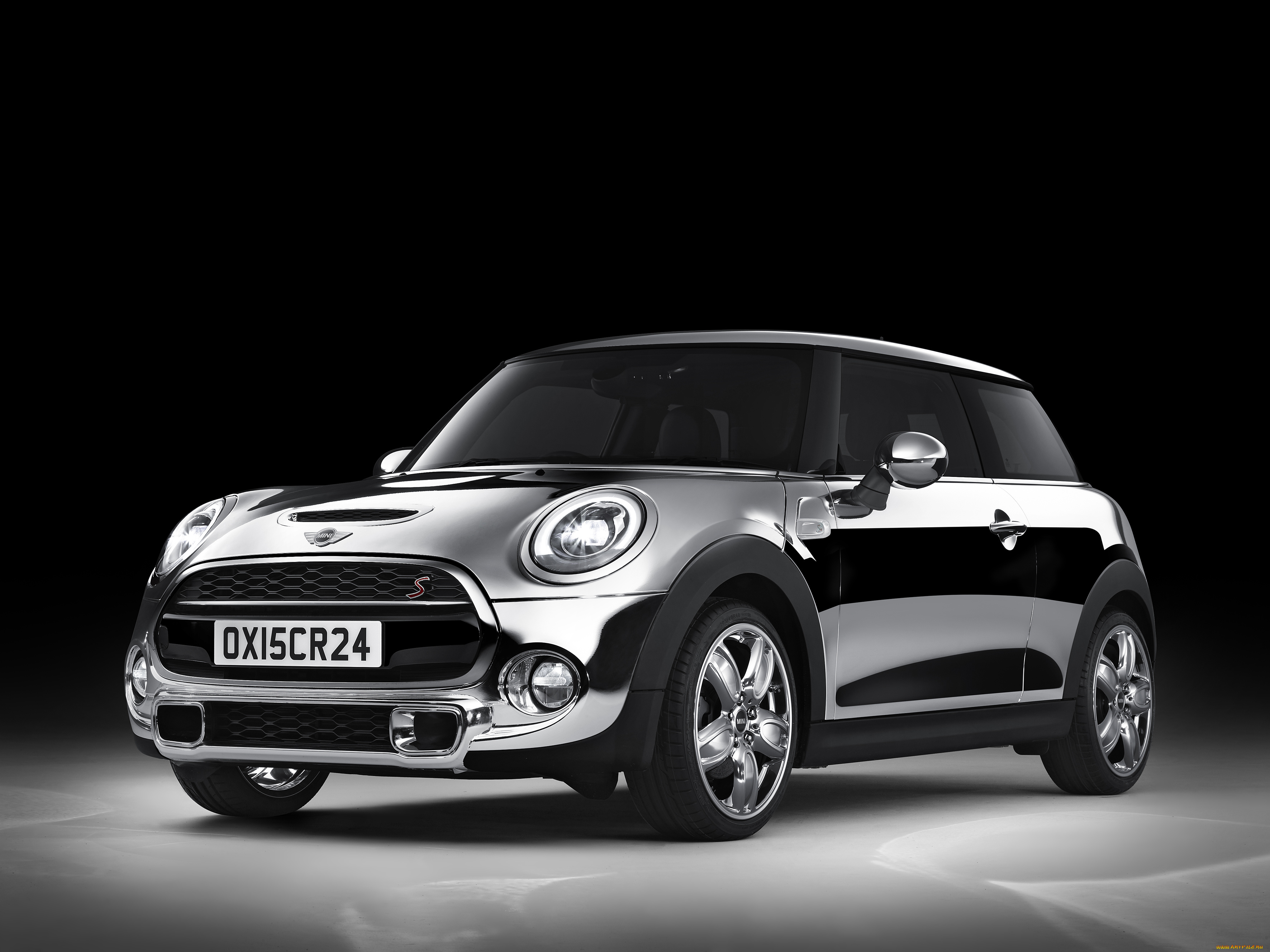 автомобили, mini, concept, deluxe, line, exterior, s, chrome, cooper, темный, 2015г, f56