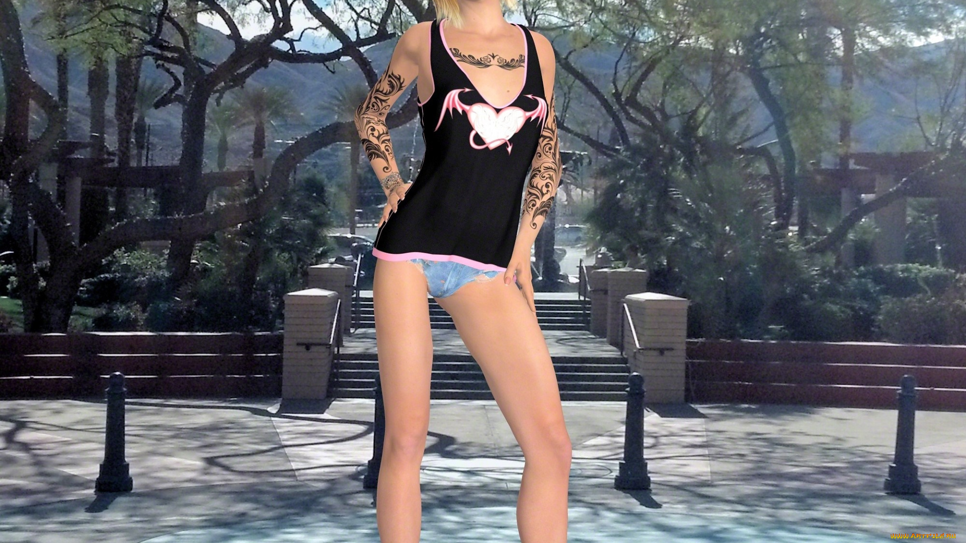 3д, графика, люди, , people, взгляд, девушка, фон