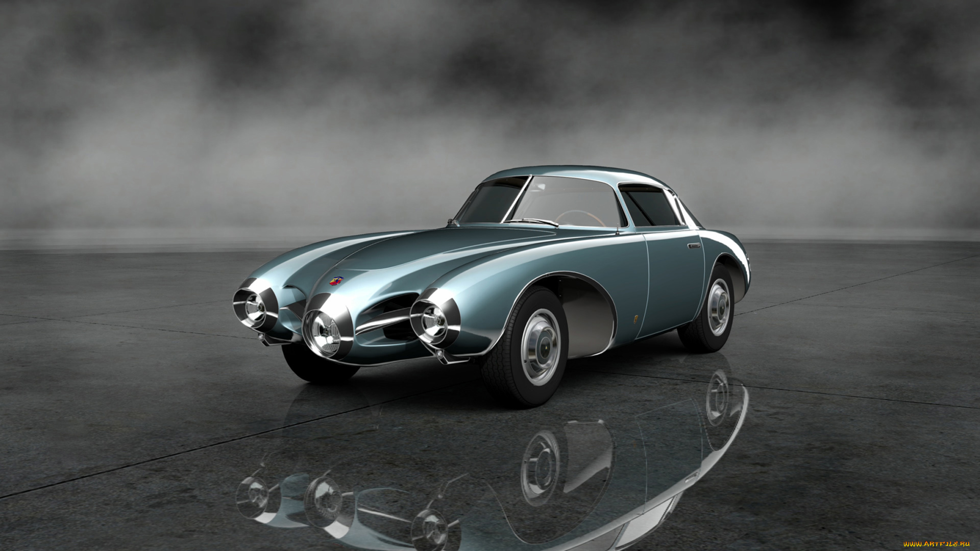 abarth, 1500, biposto, bat-1, concept, автомобили, 3д, abarth, 1500, biposto, bat-1, concept