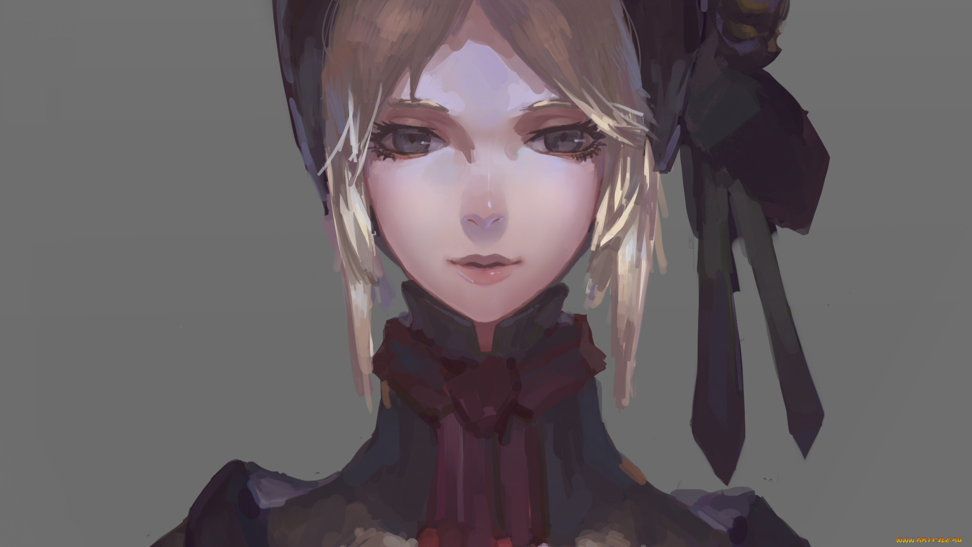 аниме, bloodborne, девушка, кукла