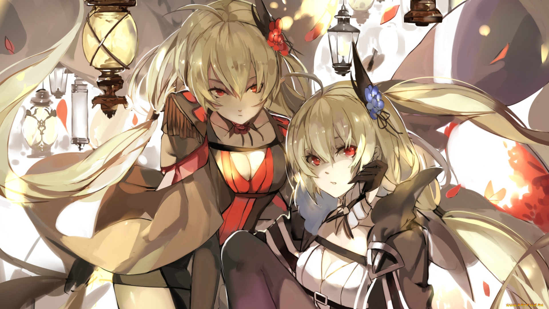 аниме, pixiv, fantasia, девушки