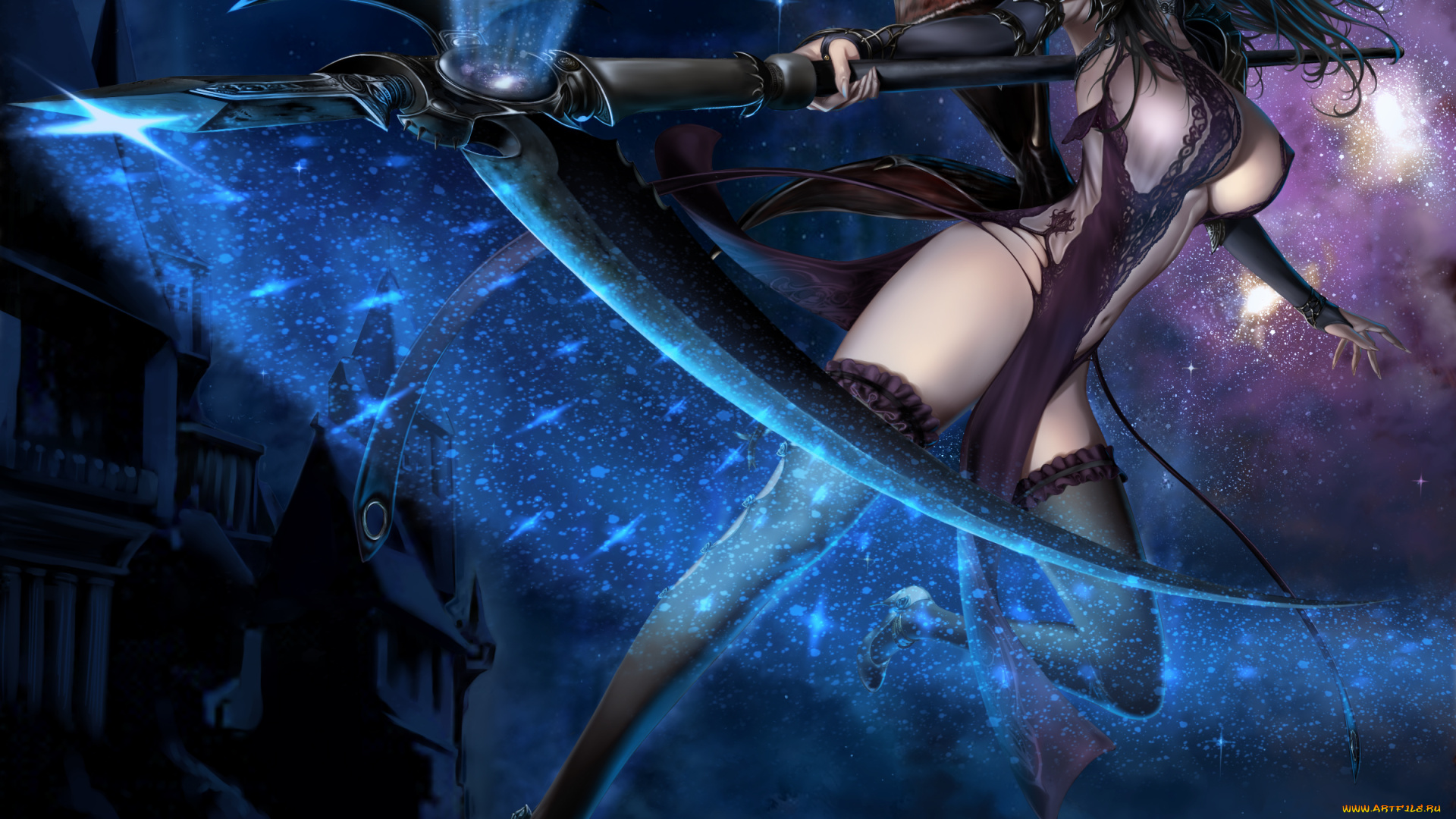 фэнтези, девушки, фон, девушка, взгляд