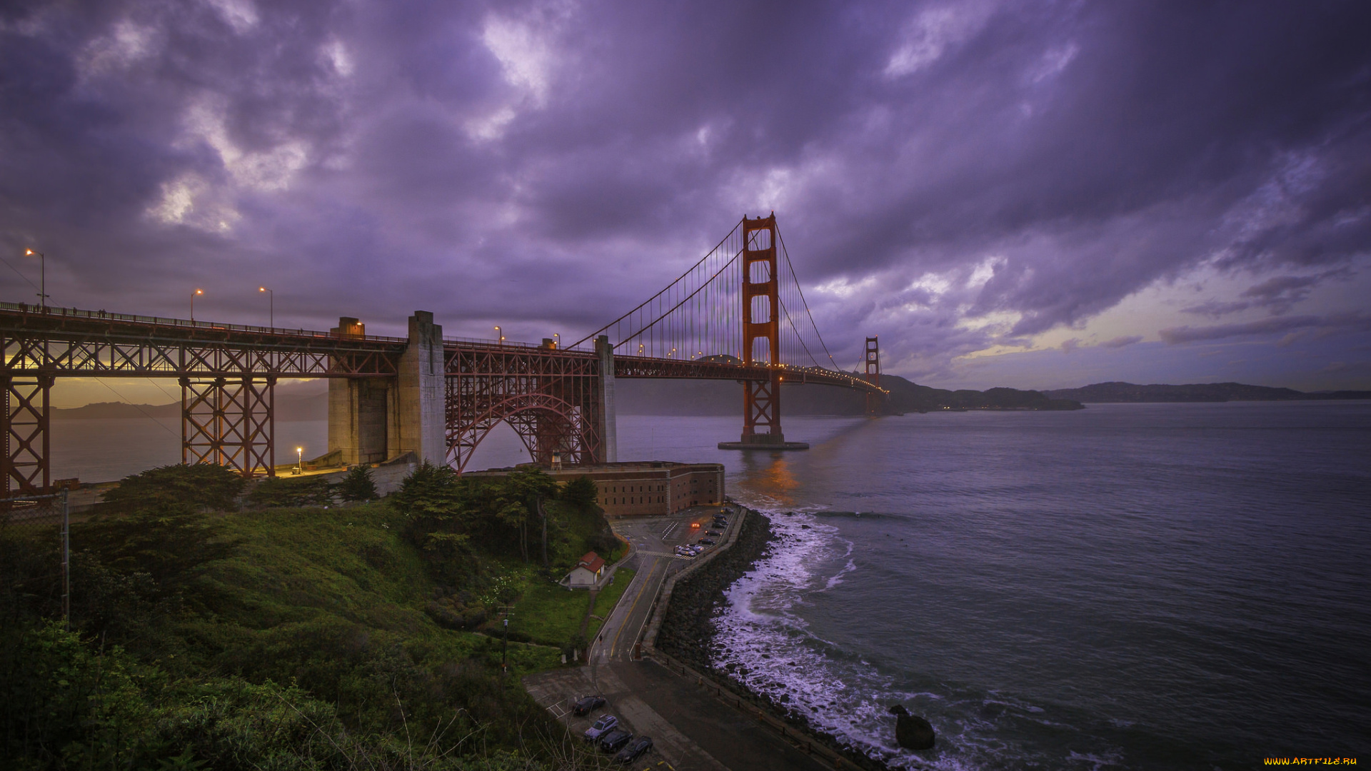 города, -, мосты, река, мост