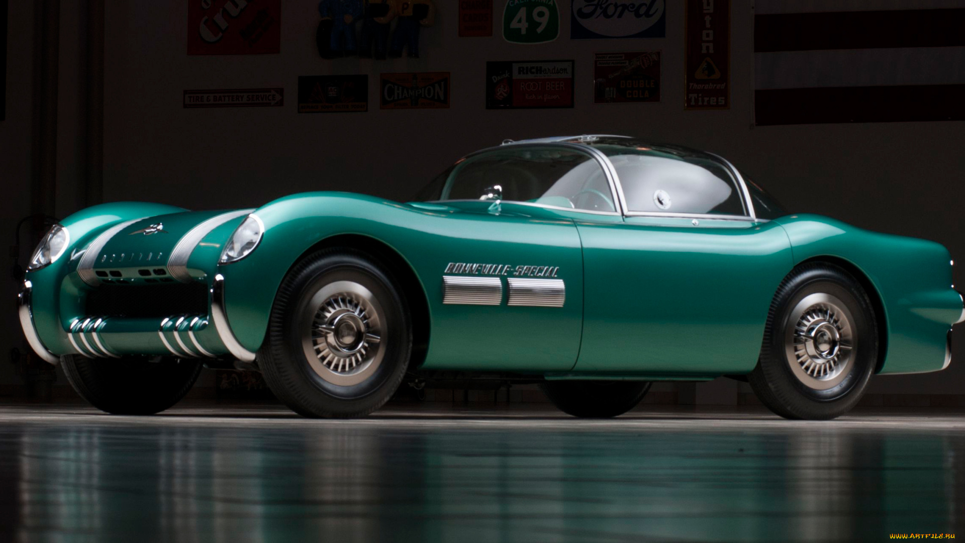 pontiac, bonneville, gxp, concept, 1954, автомобили, pontiac, bonneville, gxp, concept, 1954, чёрный, фон