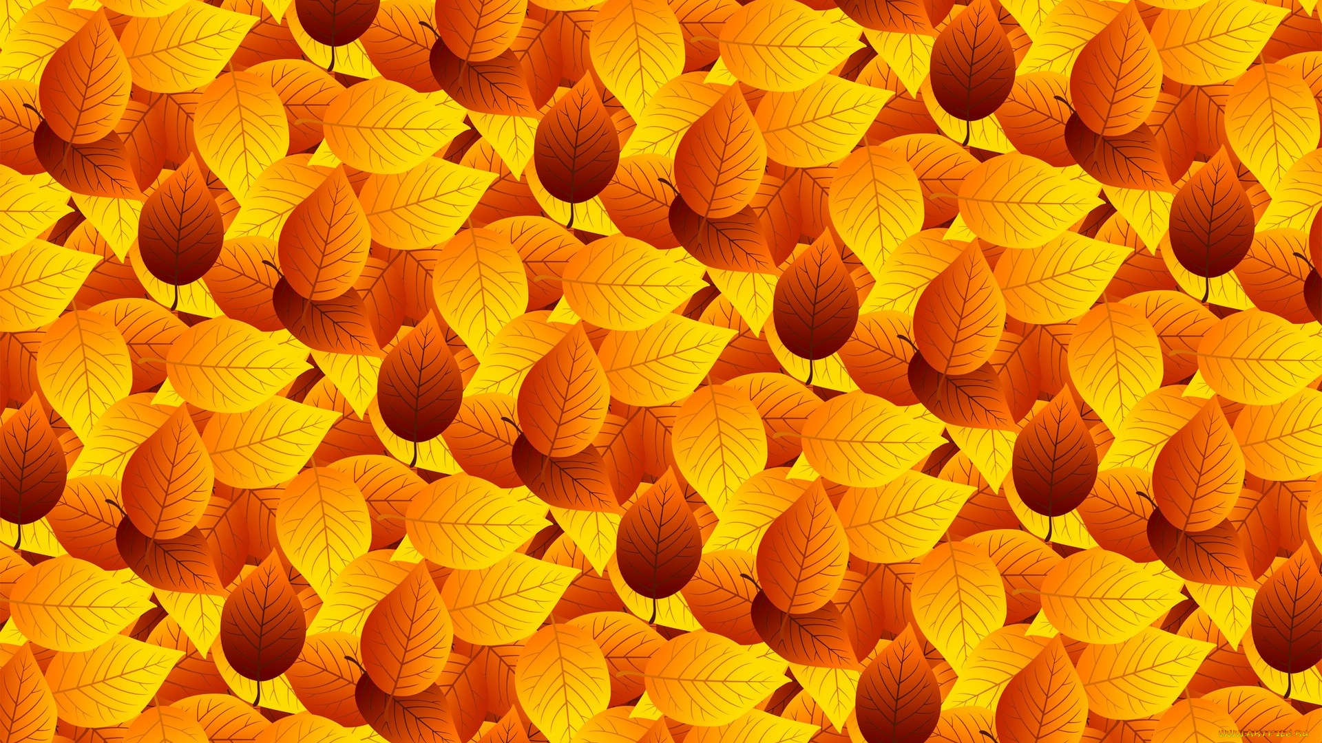 векторная, графика, природа, , nature, фон, осень, листья