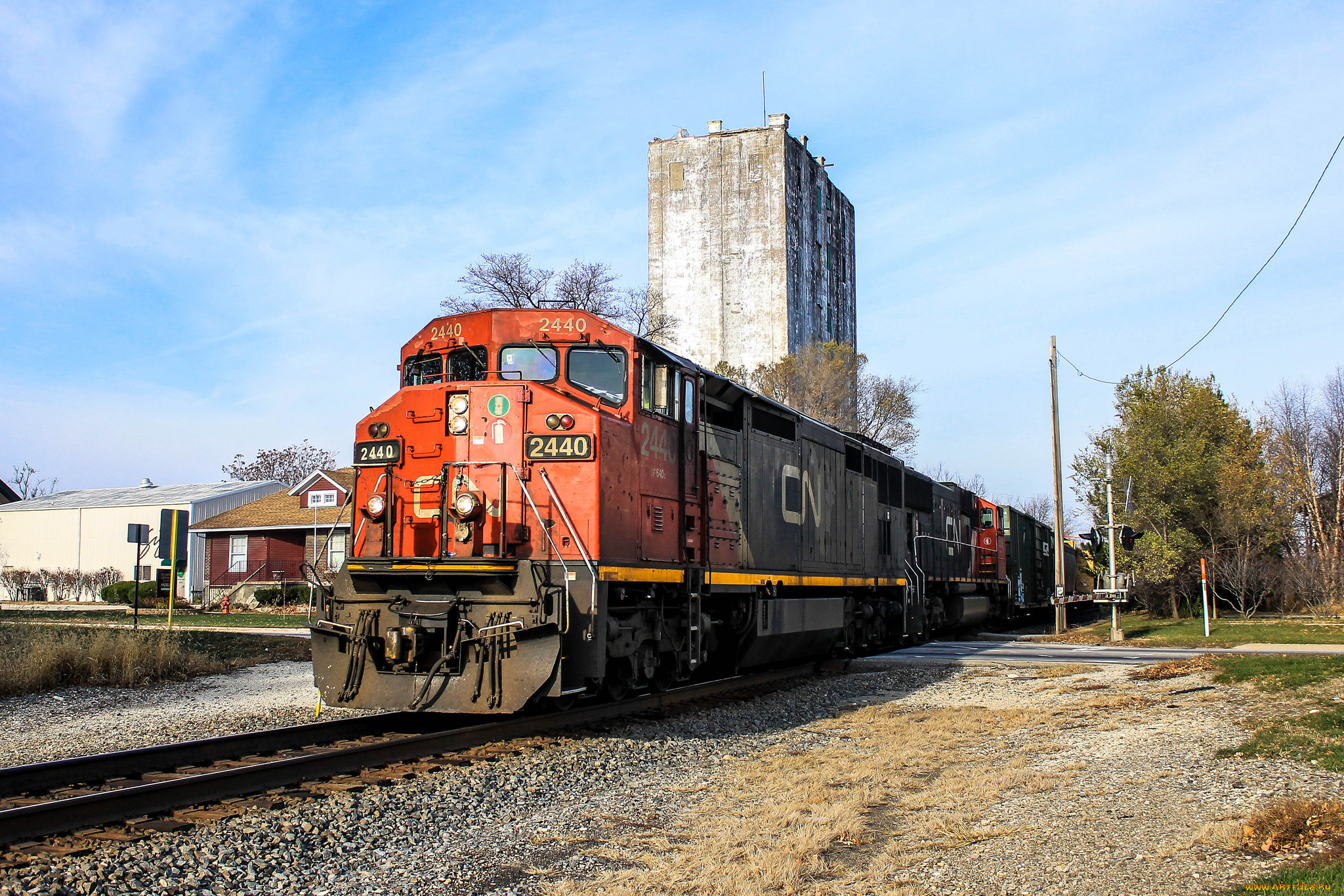 техника, поезда, локомотив, рельсы, состав