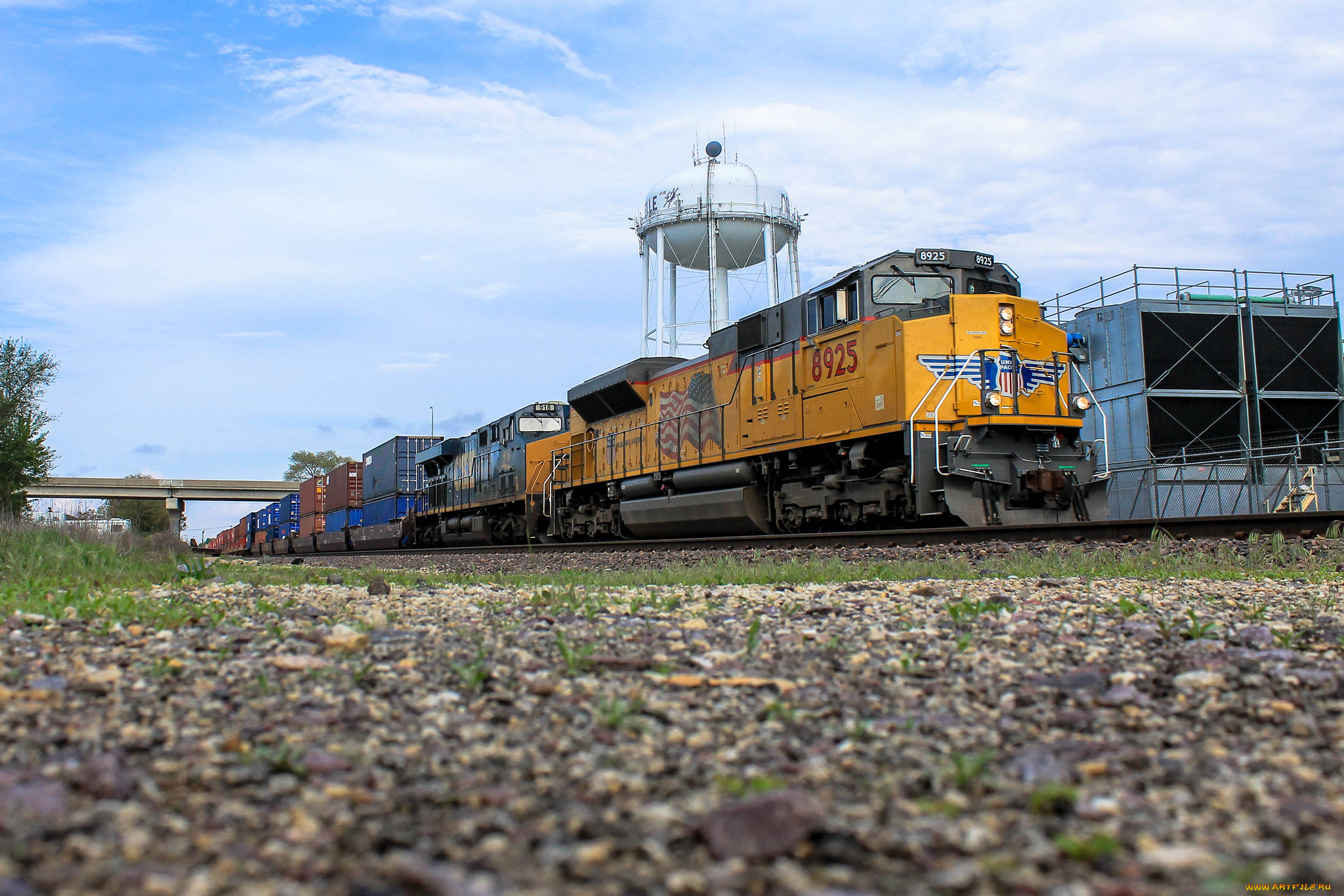 техника, поезда, рельсы, состав, локомотив