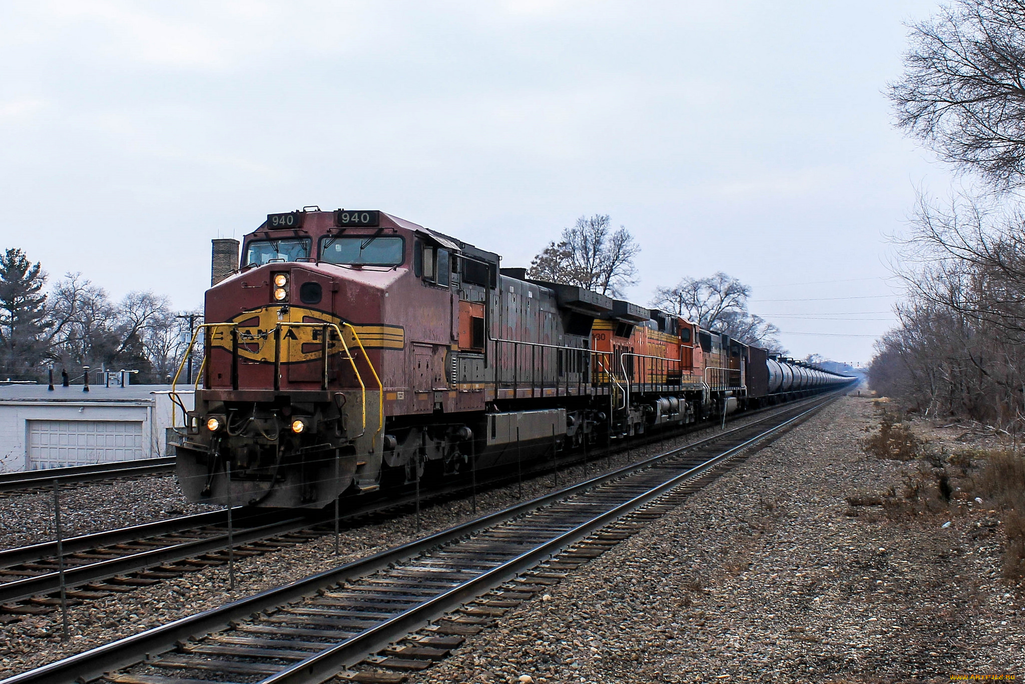 техника, поезда, локомотив, рельсы, состав