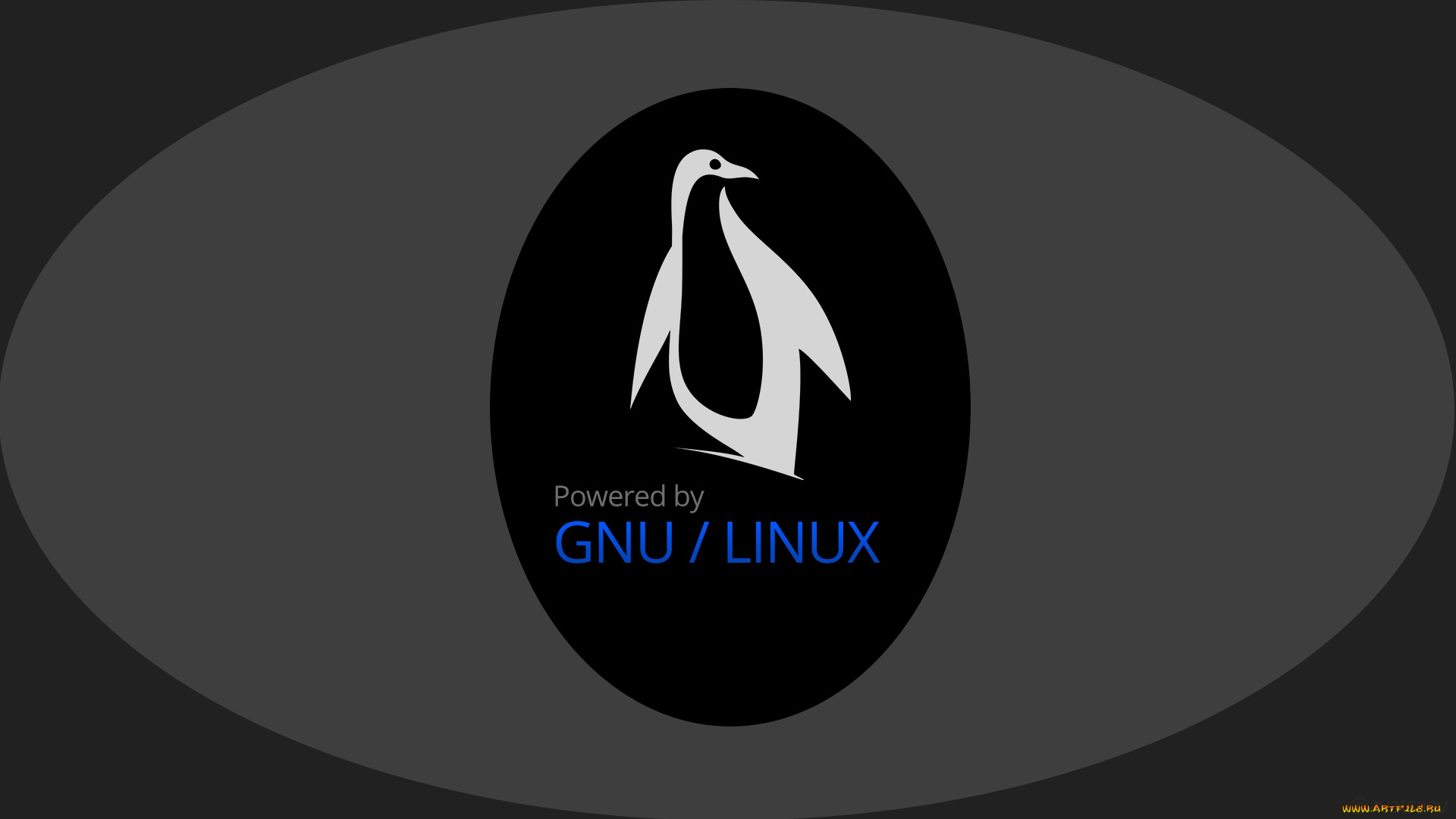 компьютеры, linux, фон, логотип