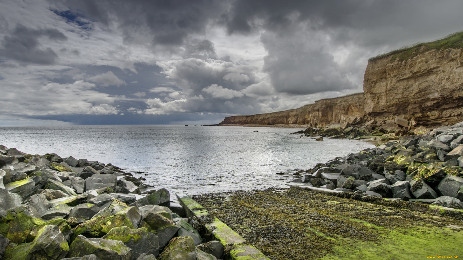 природа, побережье, берег, море