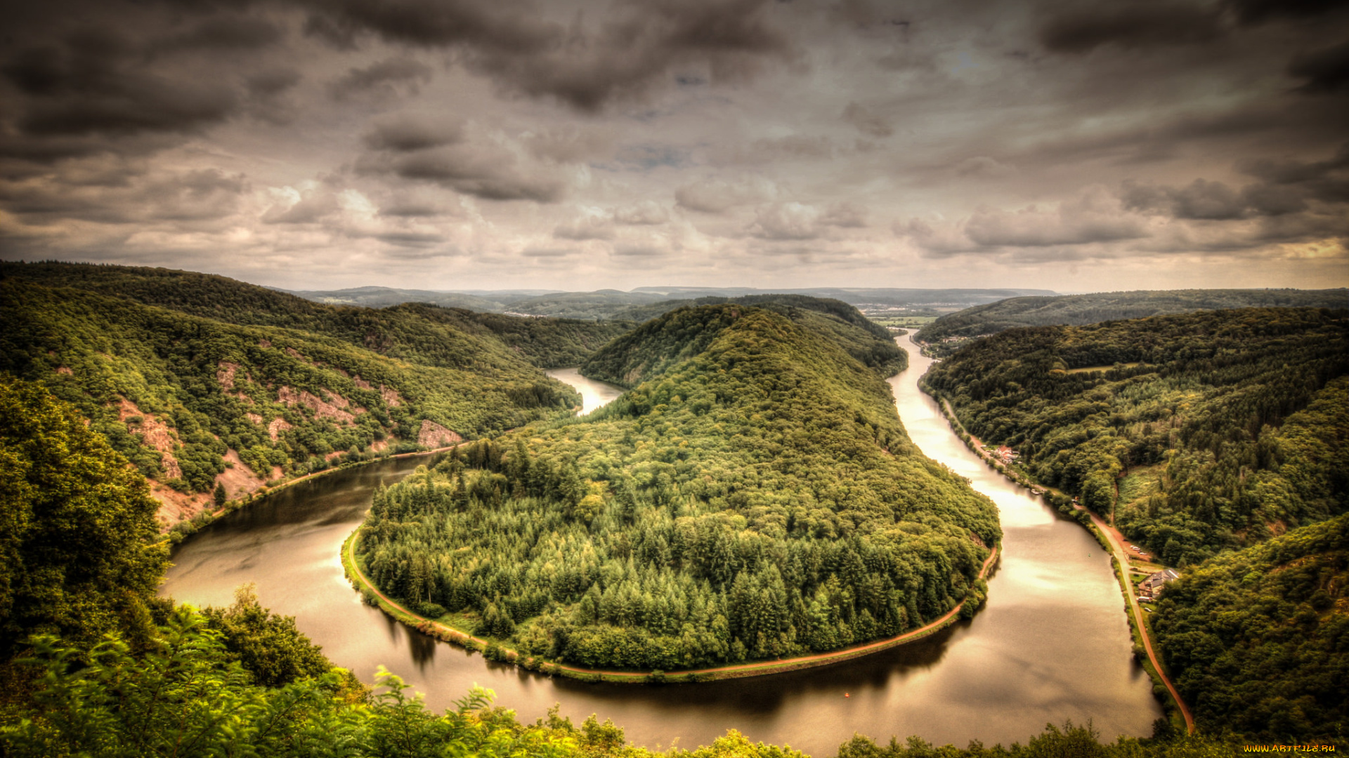 природа, реки, озера, лес, река