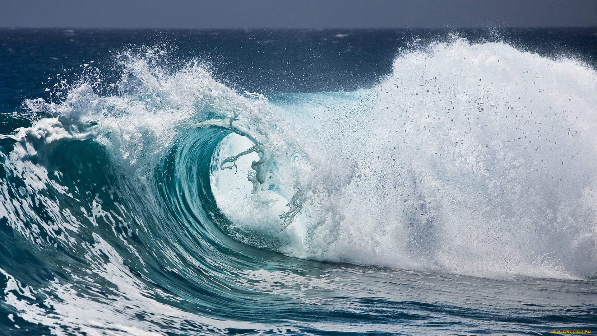 природа, стихия, сила, вода, океан, море, волна, шторм
