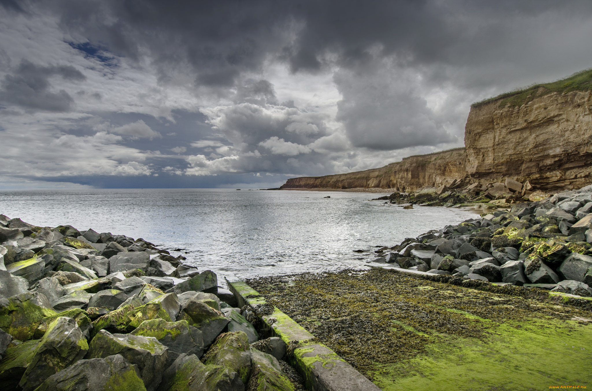 природа, побережье, берег, море