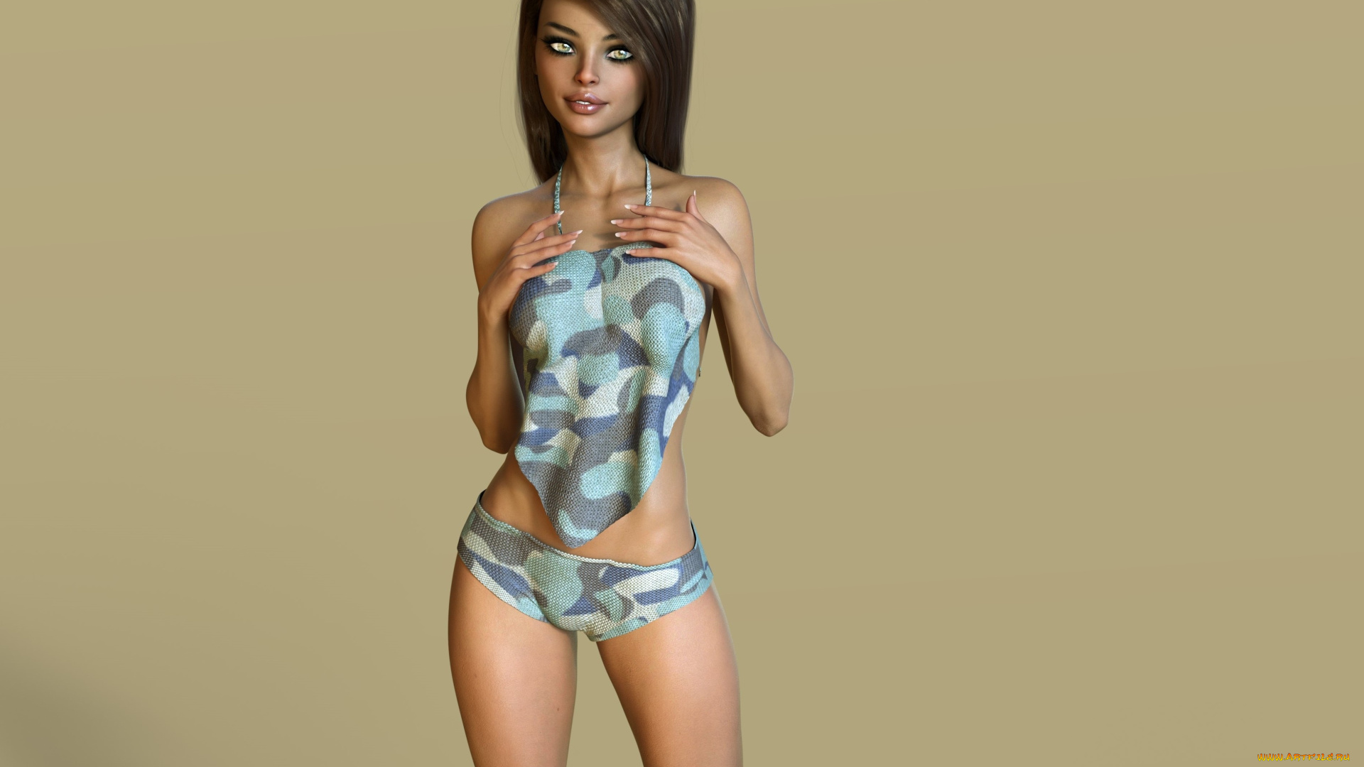 3д, графика, люди, , people, взгляд, девушка, фон