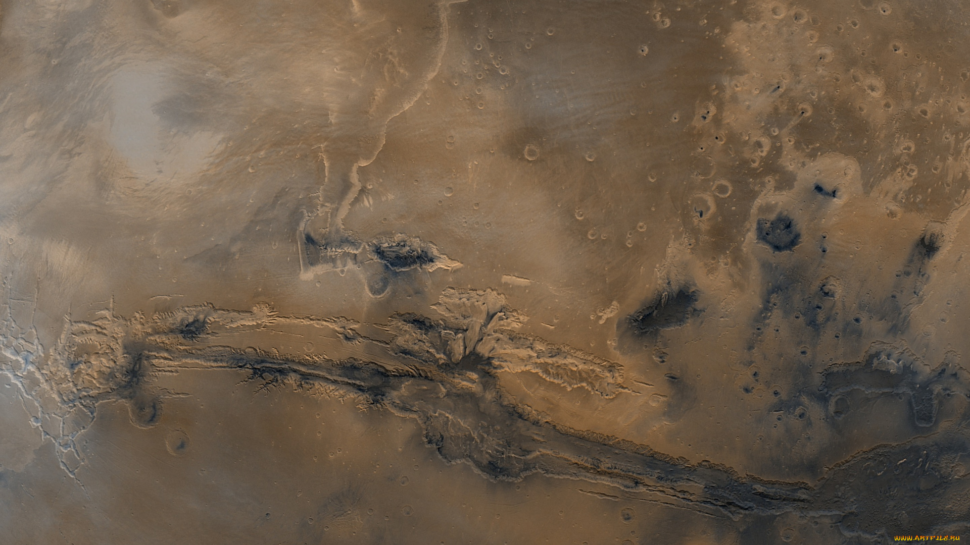 космос, марс, моря, долина, маринер