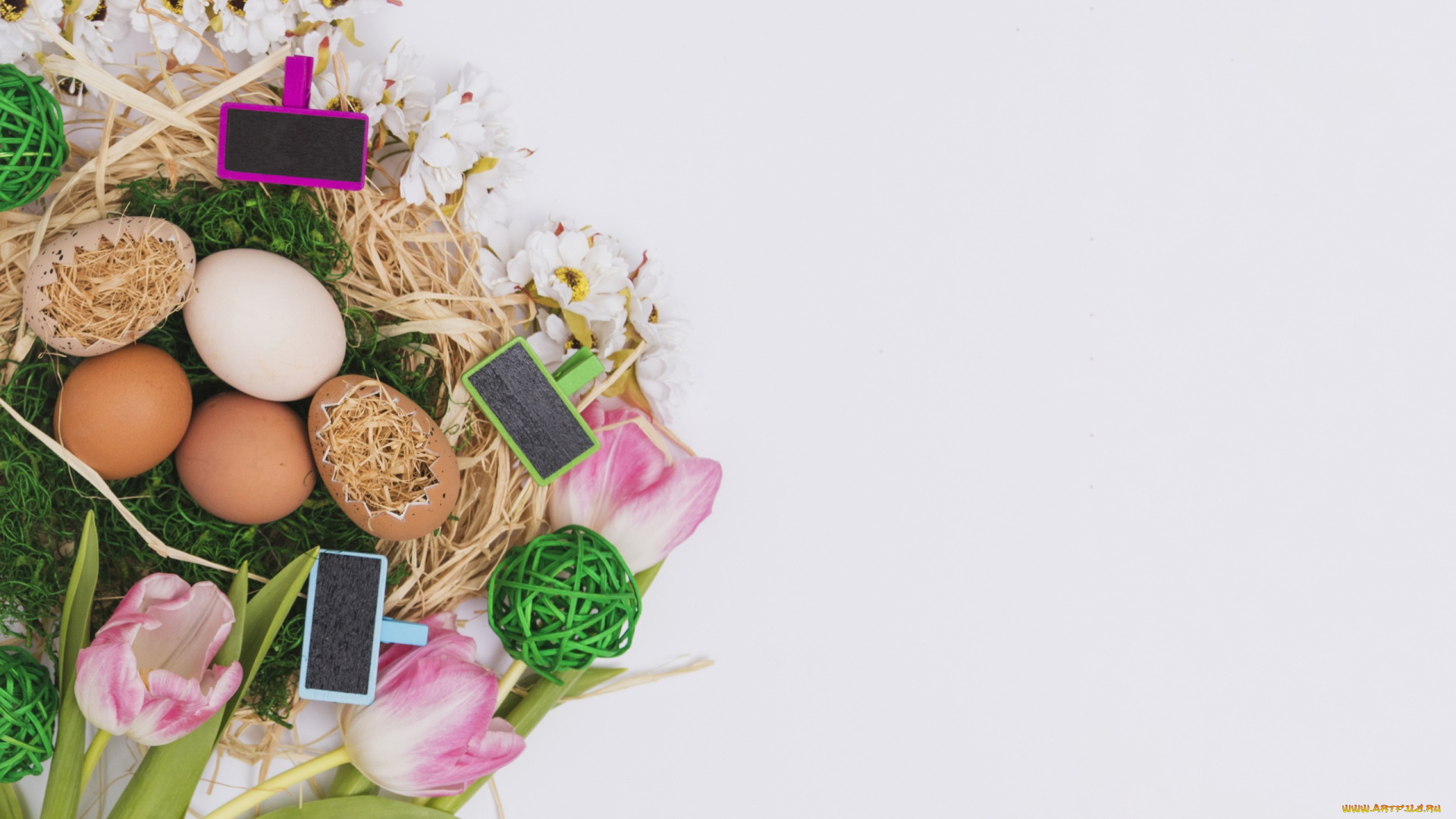праздничные, пасха, фон, яйца