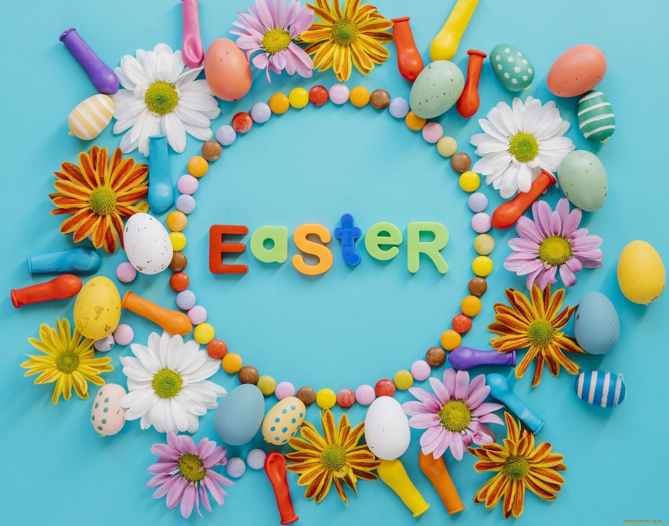 праздничные, пасха, фон, яйца