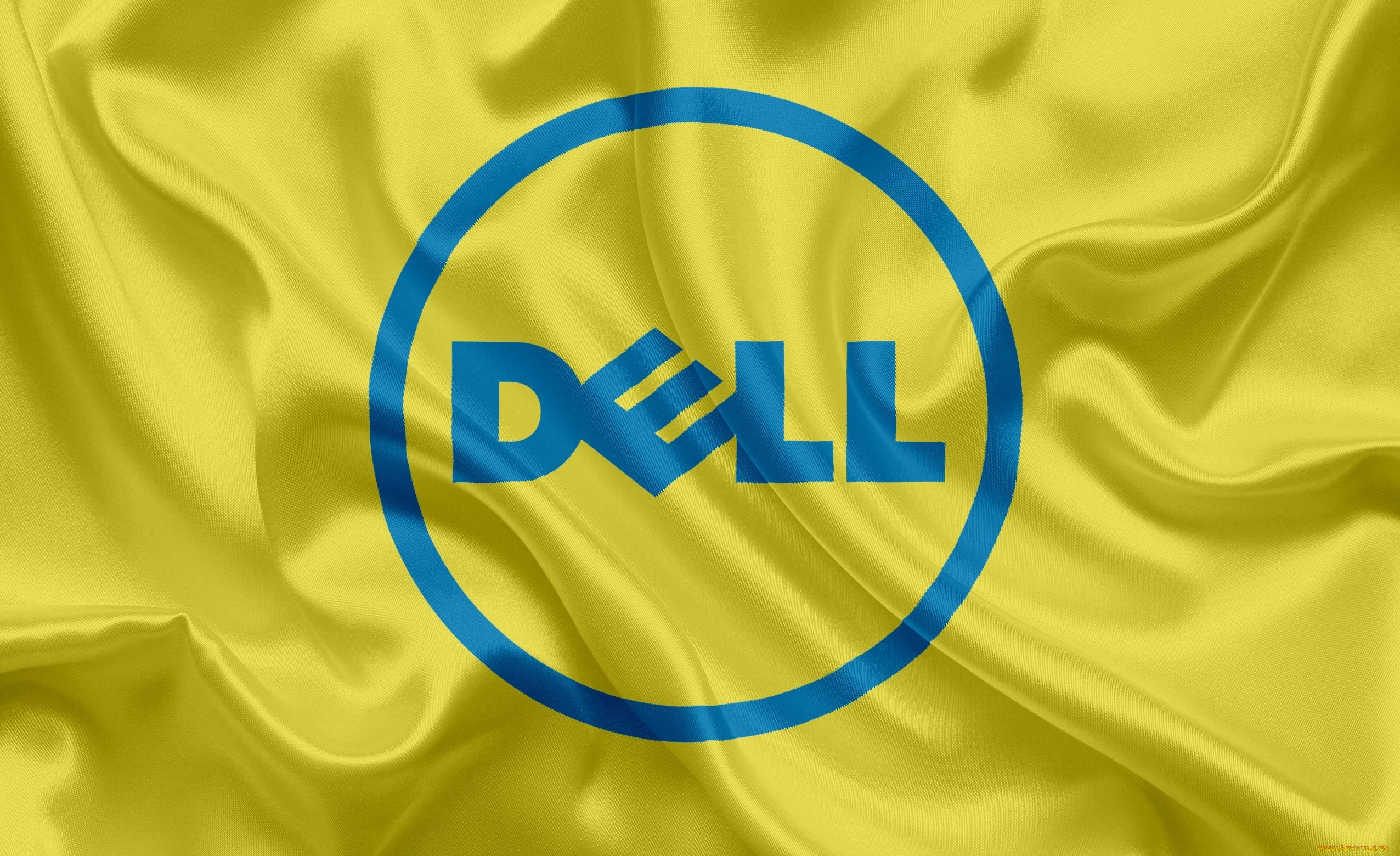 компьютеры, dell, логотип, фон