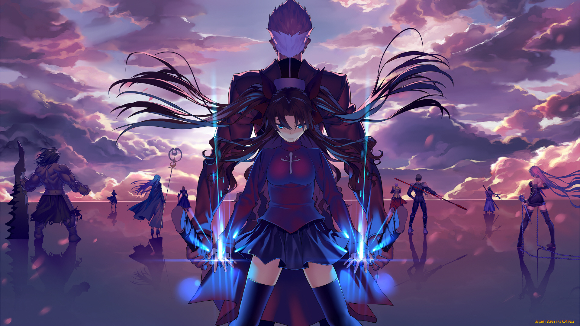 аниме, fate, stay, night, , grand, order, , apocrypha, рин, арчер