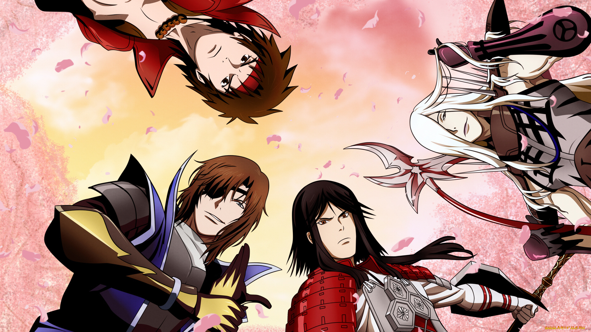 аниме, sengoku, basara, эпоха, смут