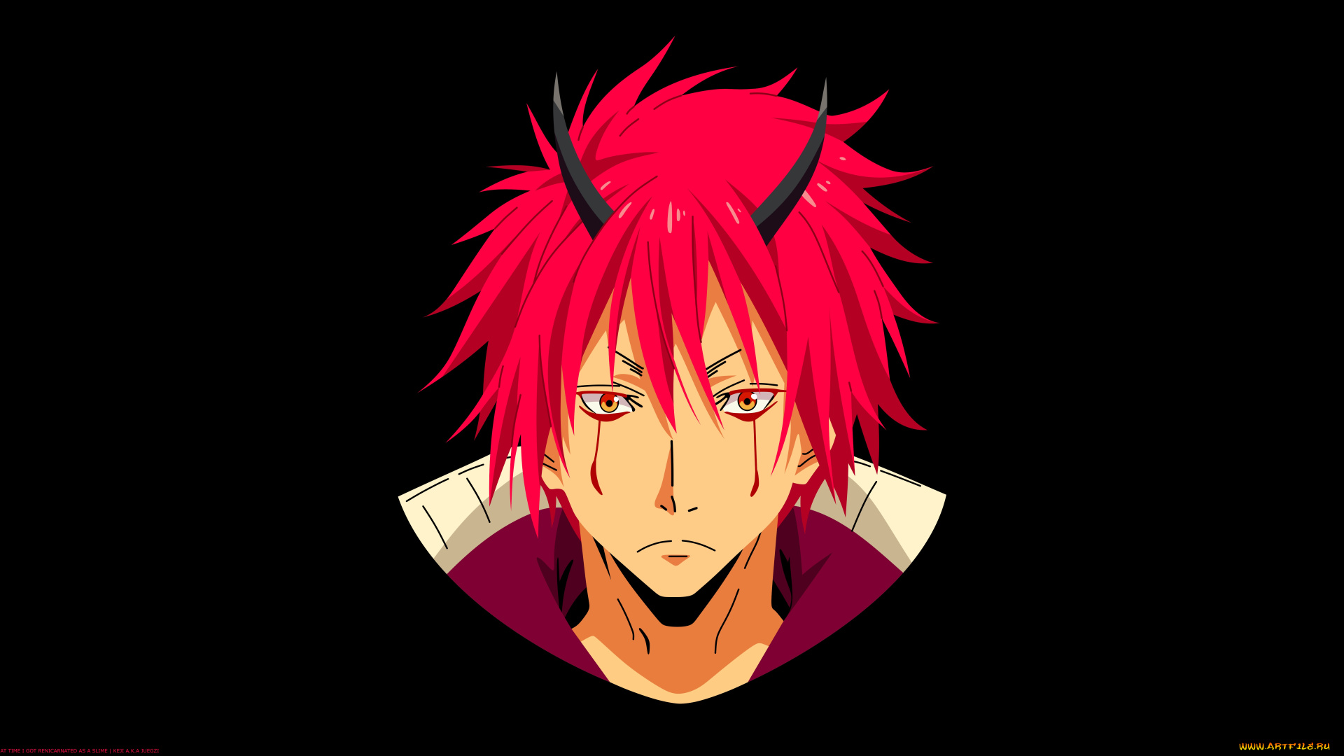 аниме, tensei, shitara, slime, datta, ken, лицо