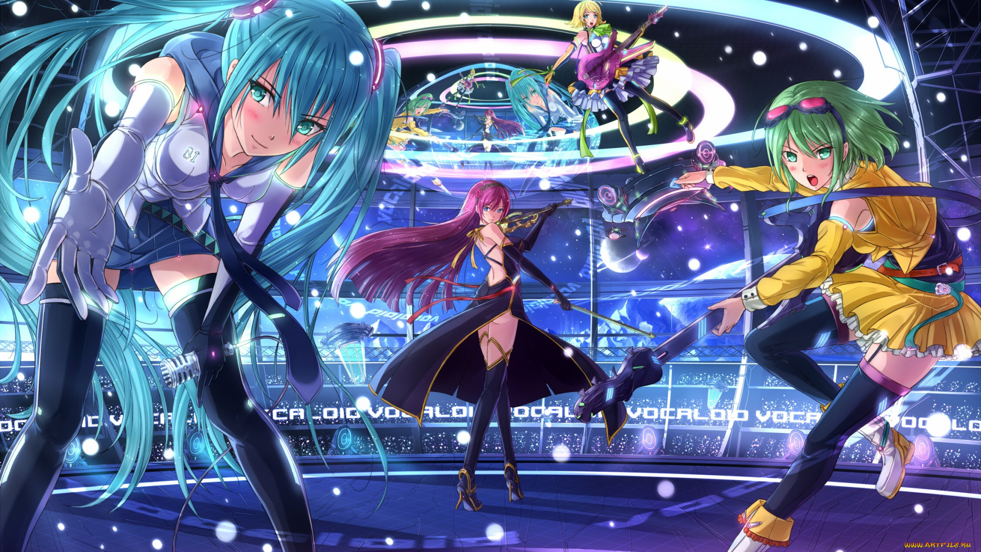 аниме, vocaloid, вокалоид