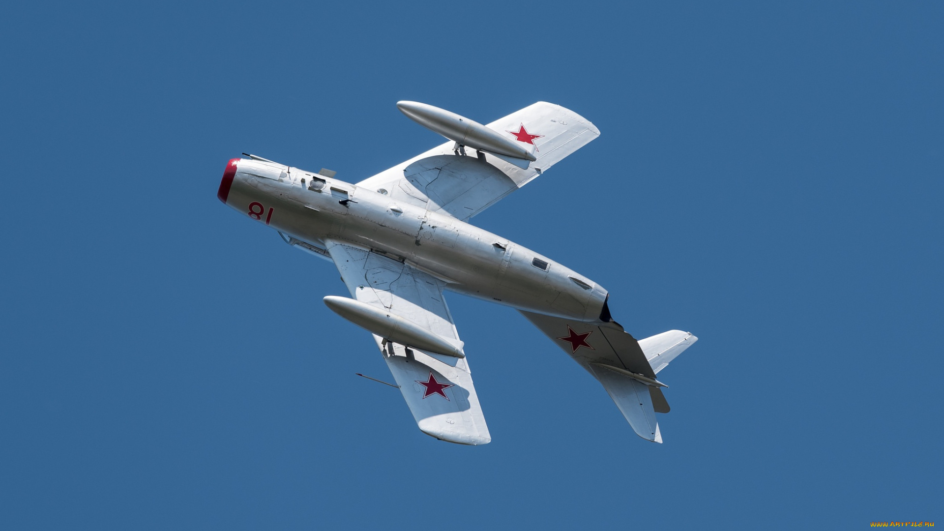 авиация, боевые, самолёты, окб, микояна, советский, истребитель, миг-15