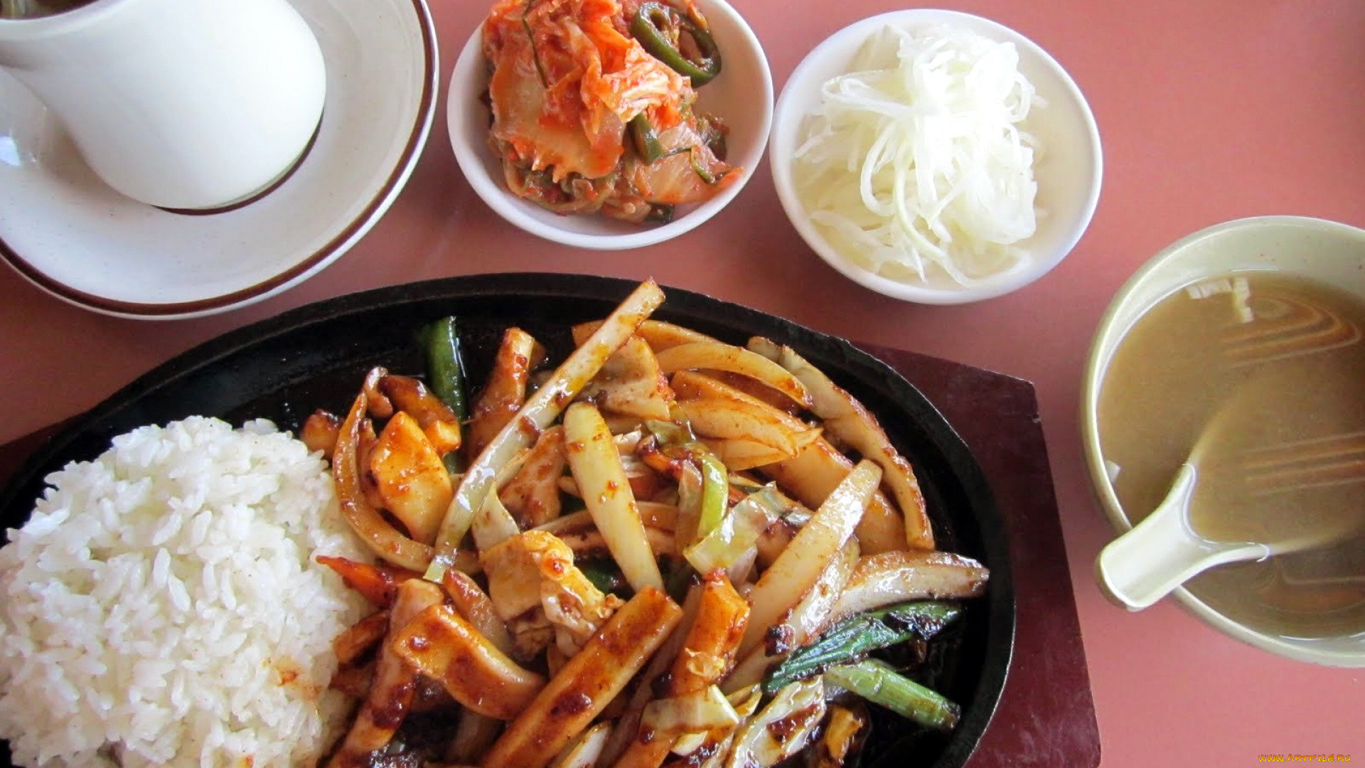 еда, вторые, блюда, кухня, корейская