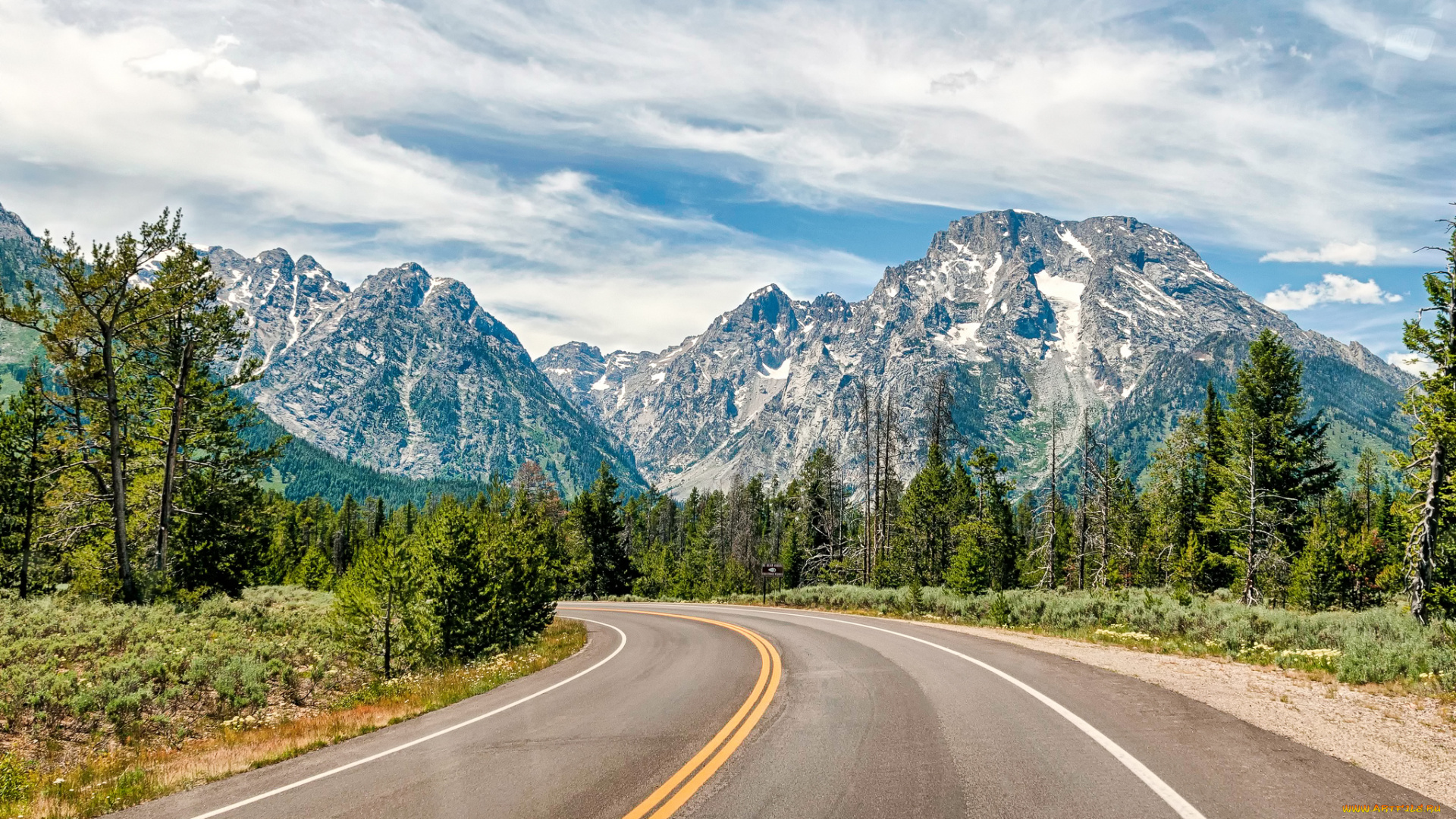 природа, дороги, простор