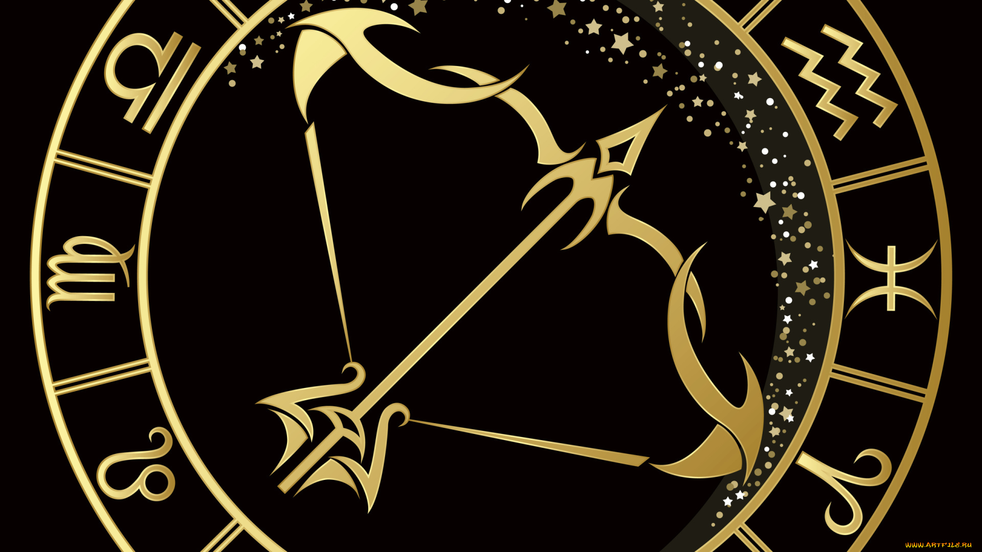 разное, знаки, зодиака, стрелец