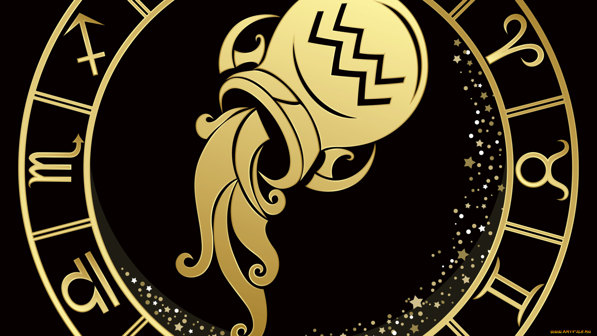 разное, знаки, зодиака, водолей