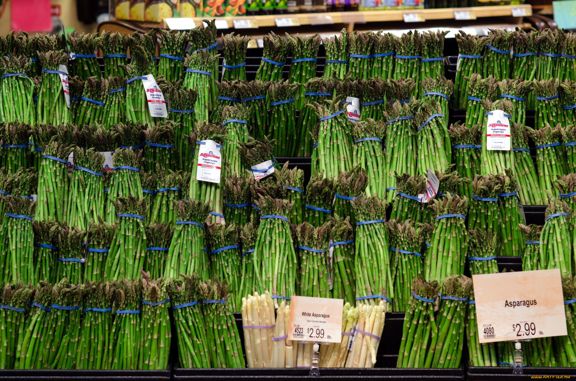 еда, спаржа, аспарагус