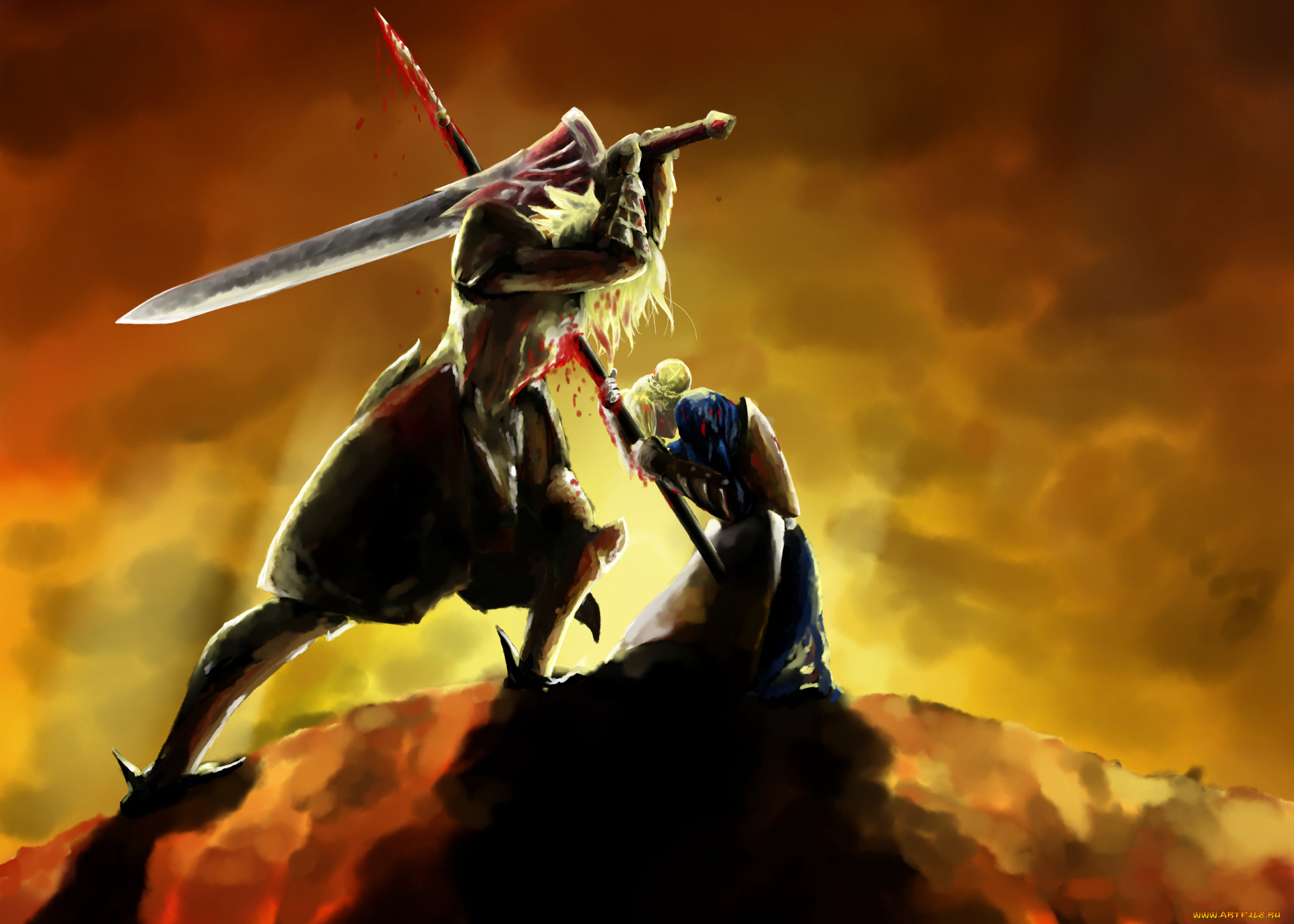 аниме, fate, stay, night, , grand, order, , apocrypha, двое