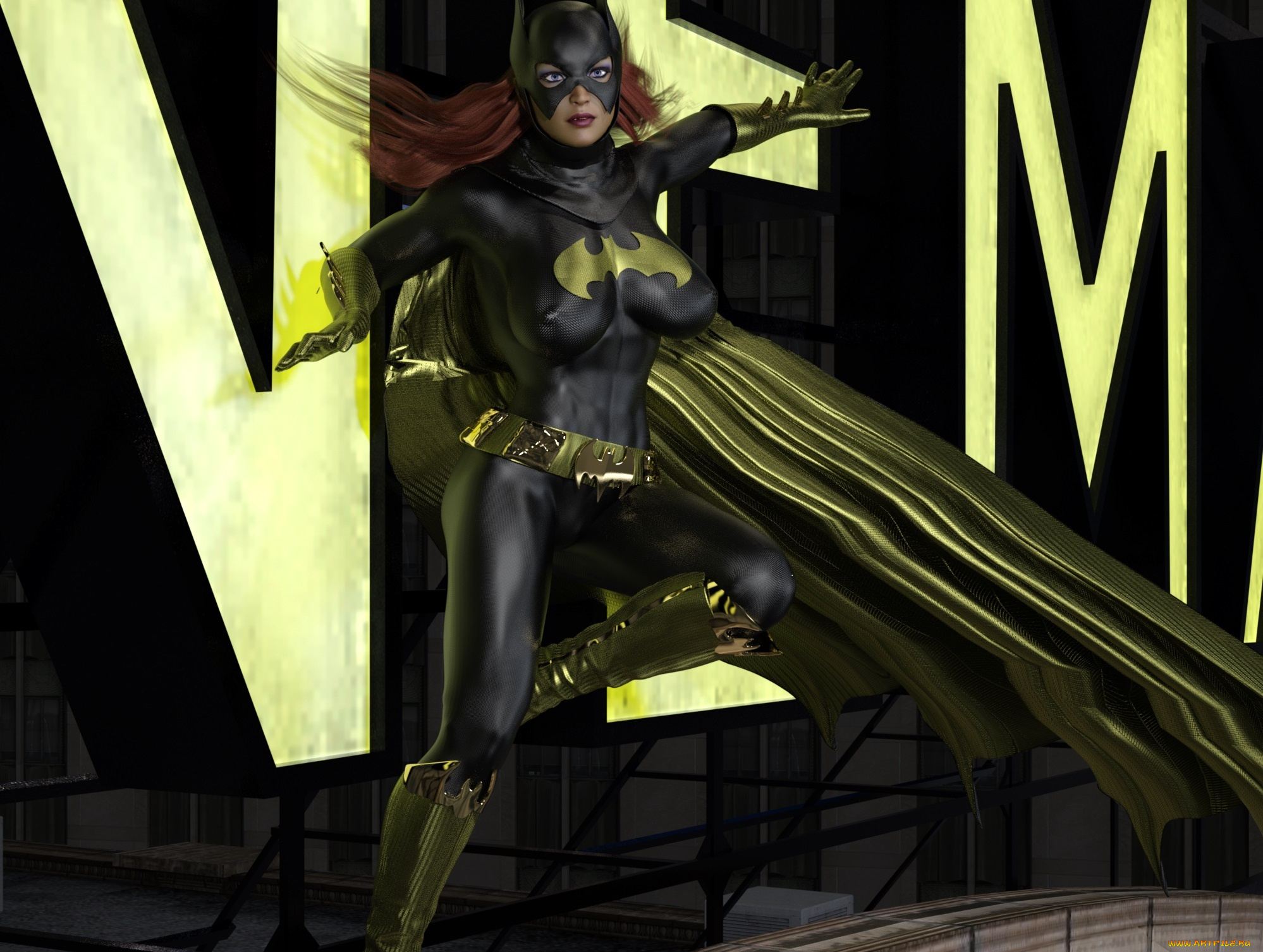 3д, графика, фантазия, , fantasy, фон, взгляд, девушка