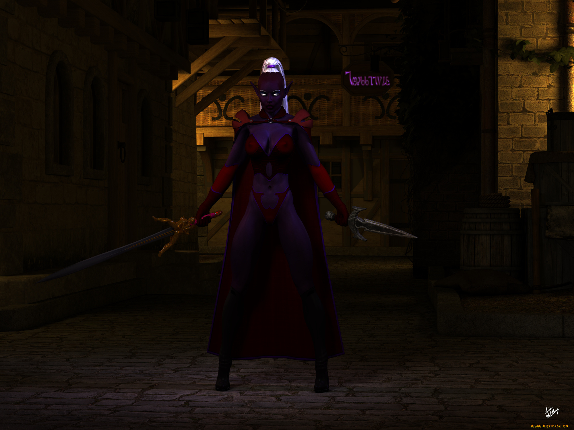 3д, графика, эльфы, , elves, эльфийка, фон, взгляд