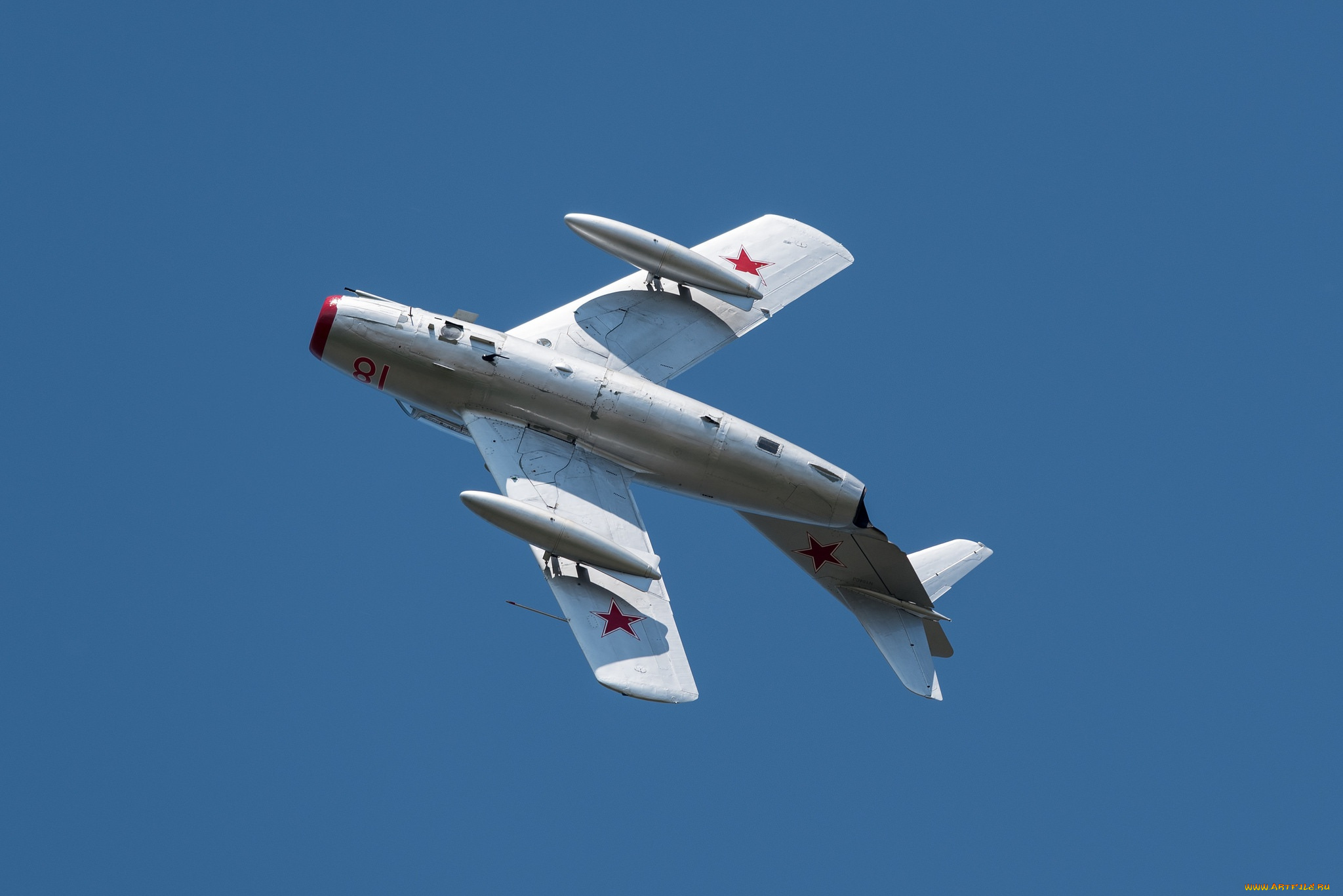 авиация, боевые, самолёты, окб, микояна, советский, истребитель, миг-15