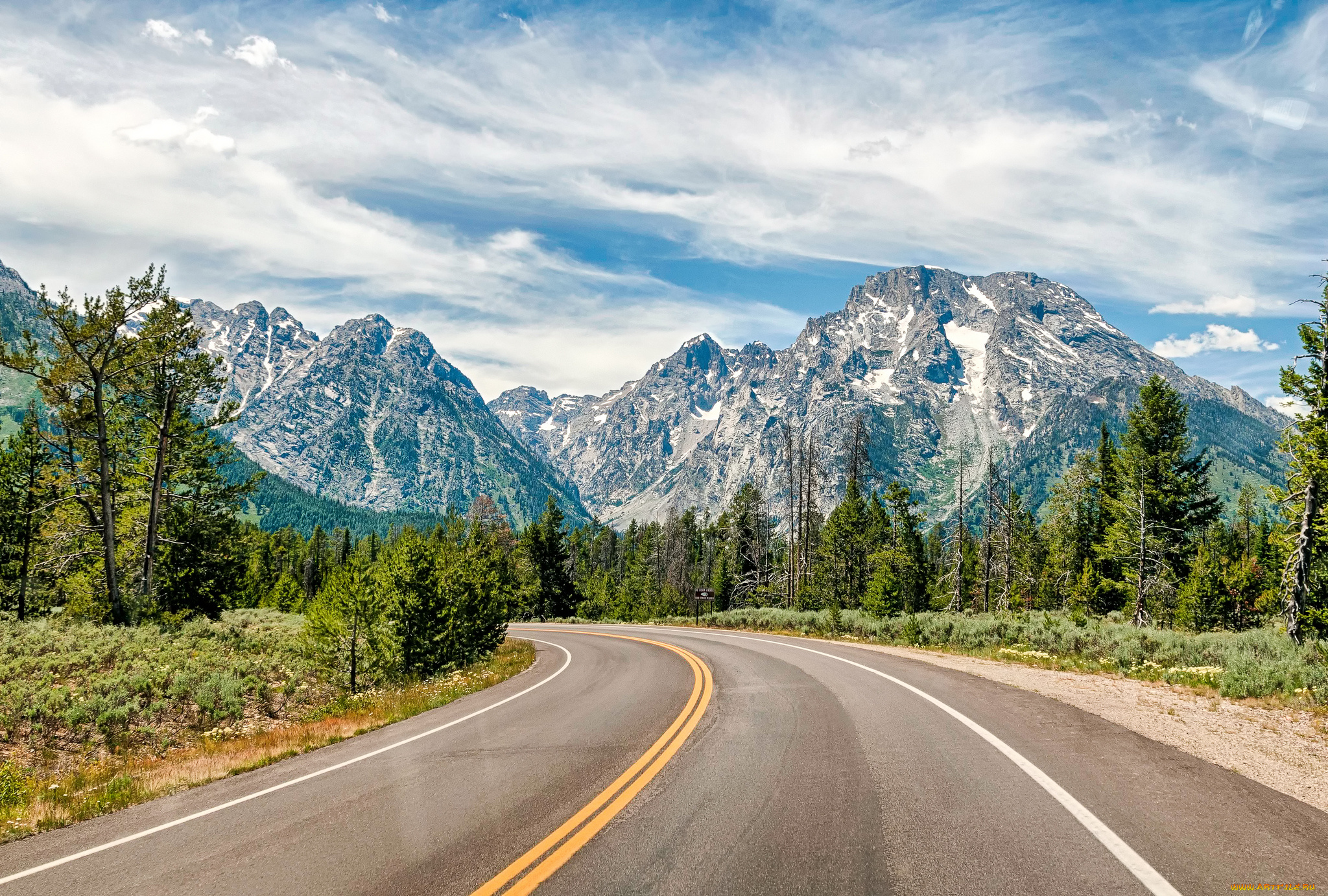 природа, дороги, простор