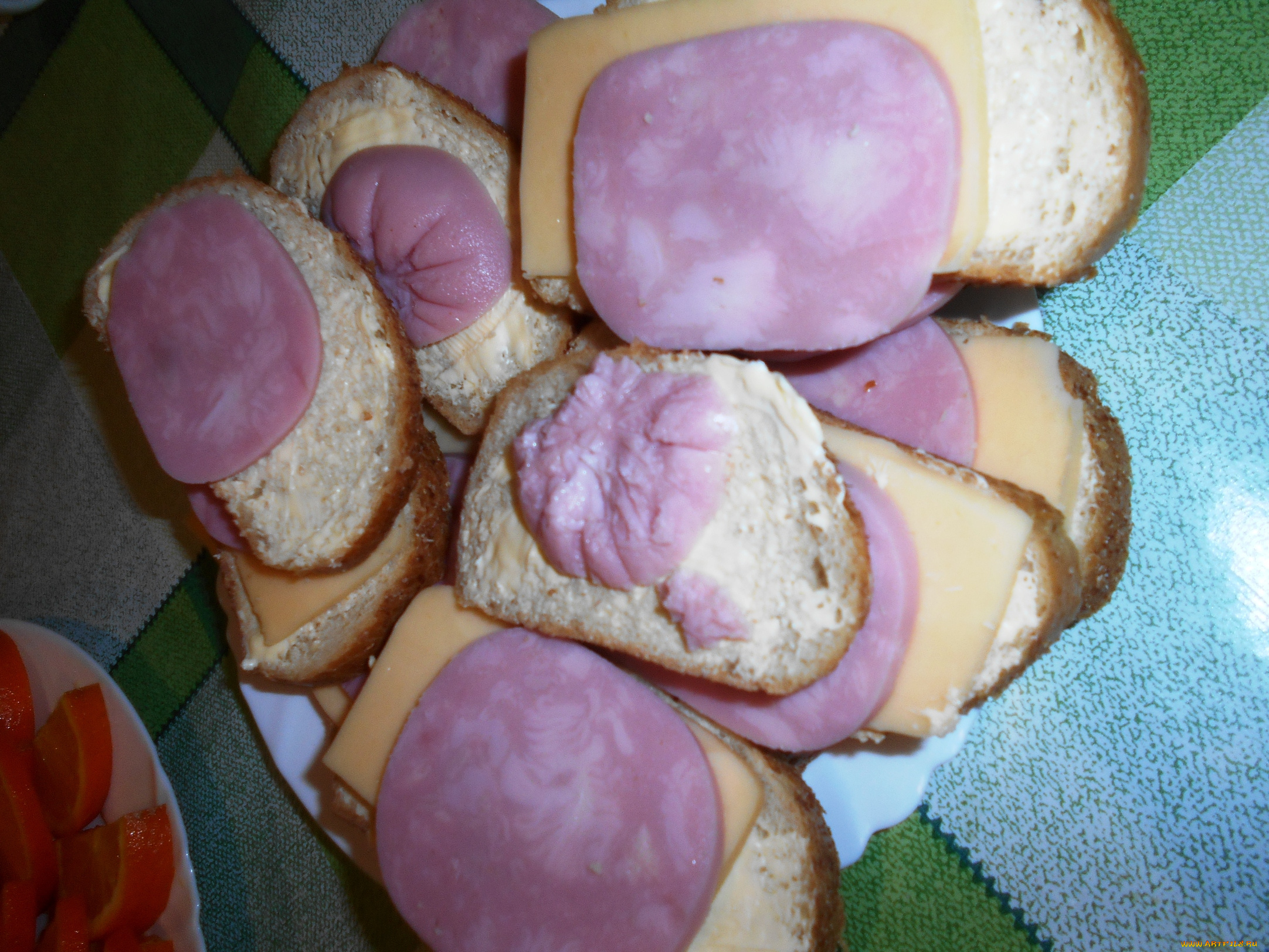 еда, бутерброды, , гамбургеры, , канапе, хлеб, колбаса, сыр