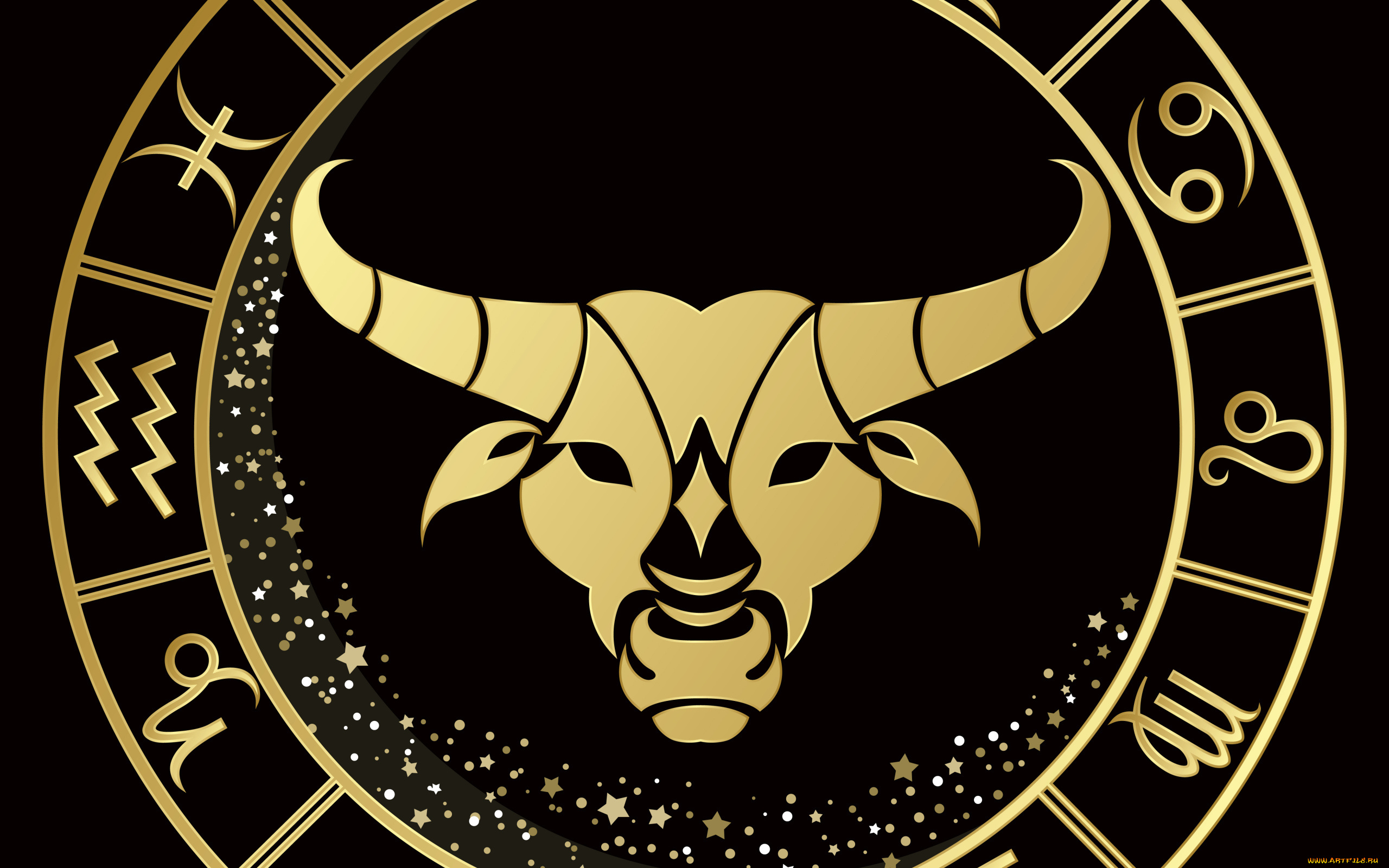 разное, знаки, зодиака, телец