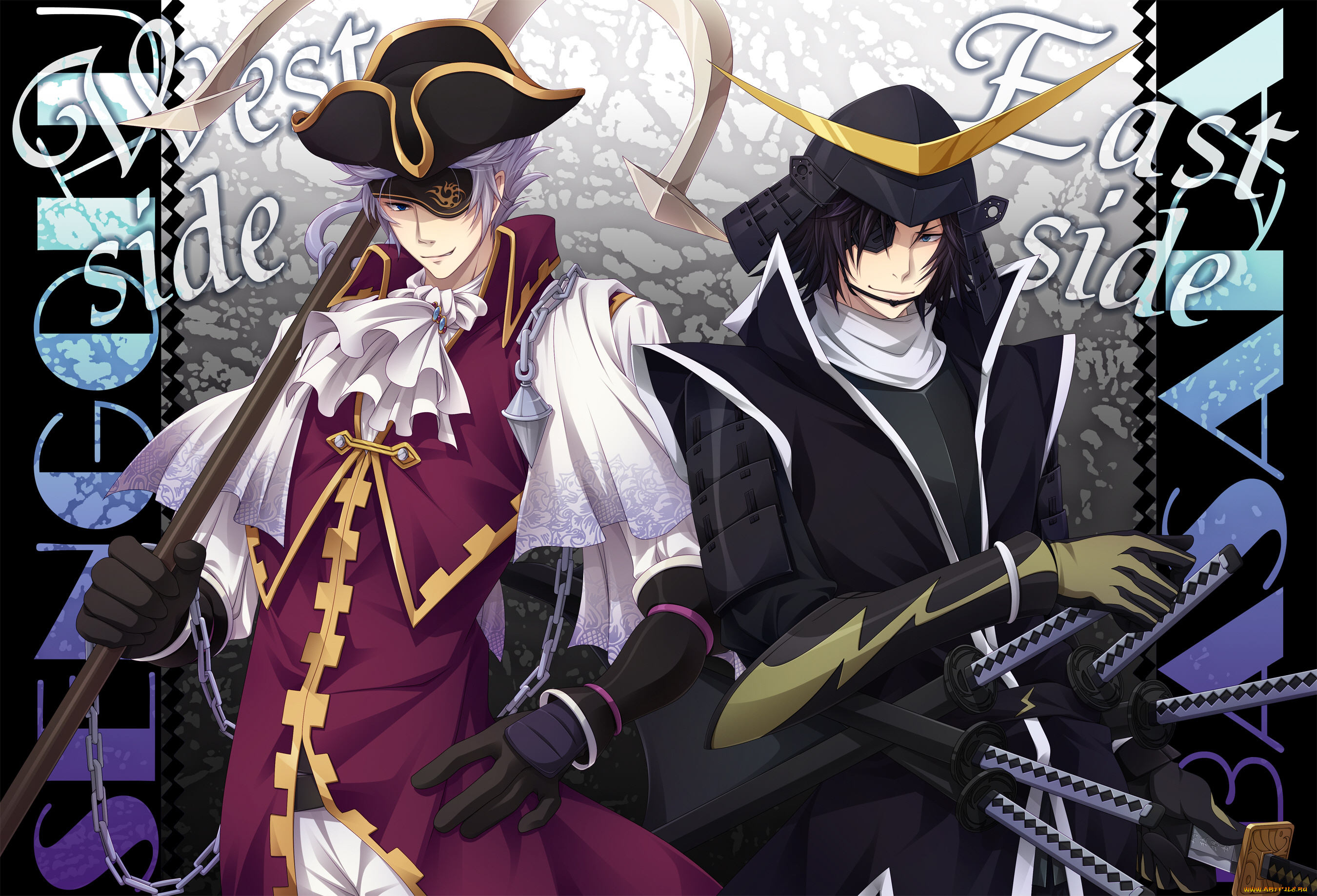 аниме, sengoku, basara, эпоха, смут